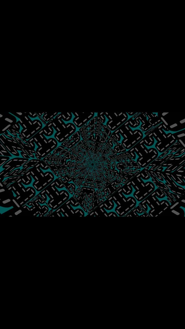 Falling through that fractal sponge 🤯