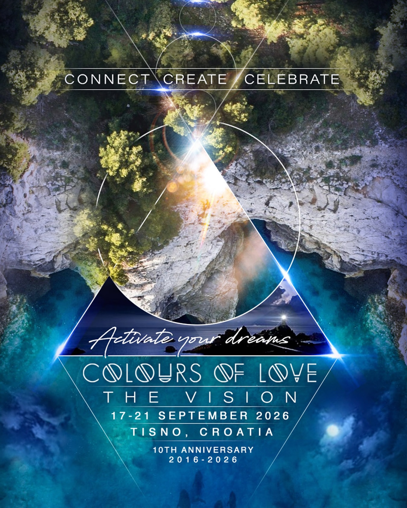 Beautiful dreamers, around the world…
Ten years of dream activation.
Ten years of dancing hearts.
Ten years of connection, creation, celebration.
Now, the story continues…
SAVE THE DATE‼️
Colours of Love — ‘The Vision’
17–21 Sept 2026 | The Garden, Tisno, Croatia
From the jungles of Thailand to the Adriatic Sea, the magic continues…
Sunset ceremonies, boat parties, moonlit dancefloors…
And the alchemy that happens when we come together to activate our dreams.
The fire never went out.
It just found a new ocean…and a new vision.
Save the date. Your heart knows the way.
🔝Register to join us! LINK IN BIO 🔝
TOGETHER WE ARE COLOURS OF LOVE 💟
🖼️ by @fades2white
