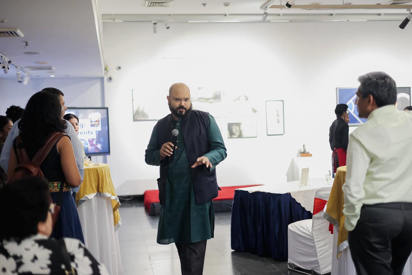 Breaking the Ice, Building Bridges: Applied Improv at Alliance Française Delhi
Last month, Kaivalya Plays transformed a formal networking mixer at Alliance Française de Delhi into an evening of genuine connection and collaboration.
Facilitated expertly by Varoon P. Anand, Artistic Director of Kaivalya Plays, the session brought together CEOs, cultural leaders, and potential patrons for the upcoming Year of Innovation 2026. Through carefully designed applied improv exercises, Varoon guided distinguished guests from establishing trust and boundaries, through collaborative planning, to authentic conversations filled with French appreciation phrases like “Magnifique!”
What began as polite introductions evolved into animated dialogue, shared laughter, and meaningful exchanges. By the time the wine tasting began, strangers had become collaborators—proving that expert facilitation can unlock genuine connection even in the most formal settings.
This is what Kaivalya Plays does best: creating the conditions for people to drop their guards, discover common ground, and engage in conversations that lead to partnerships and lasting impact. Our mastery of applied improv techniques makes even the most challenging networking scenarios feel effortless and enriching.
Merci beaucoup to Alliance Française de Delhi for trusting us with your community.
#KaivalyaPlays #AllianceFrançaiseDelhi #AppliedImprov #NetworkingWithPurpose #CulturalDiplomacy #YearOfInnovation2026 #FrenchCulture #DelhiEvents #CorporateFacilitation #TheatreForChange #IndoFrenchRelations #NetworkingDoneRight #VaroonPAnand #DelhiArts #FacilitationExcellence