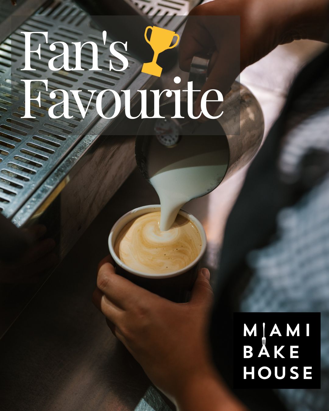 This week our Fan Favourite is our perfectly crafted Miami Coffee! ☕️✨
Rich, smooth and freshly roasted right here in WA, our coffee is the perfect pick-me-up for your road trip, workday, or weekend catch-up. Whether you love a creamy flat white, a bold long black, or something sweet and iced - our baristas have your favourite ready to go.