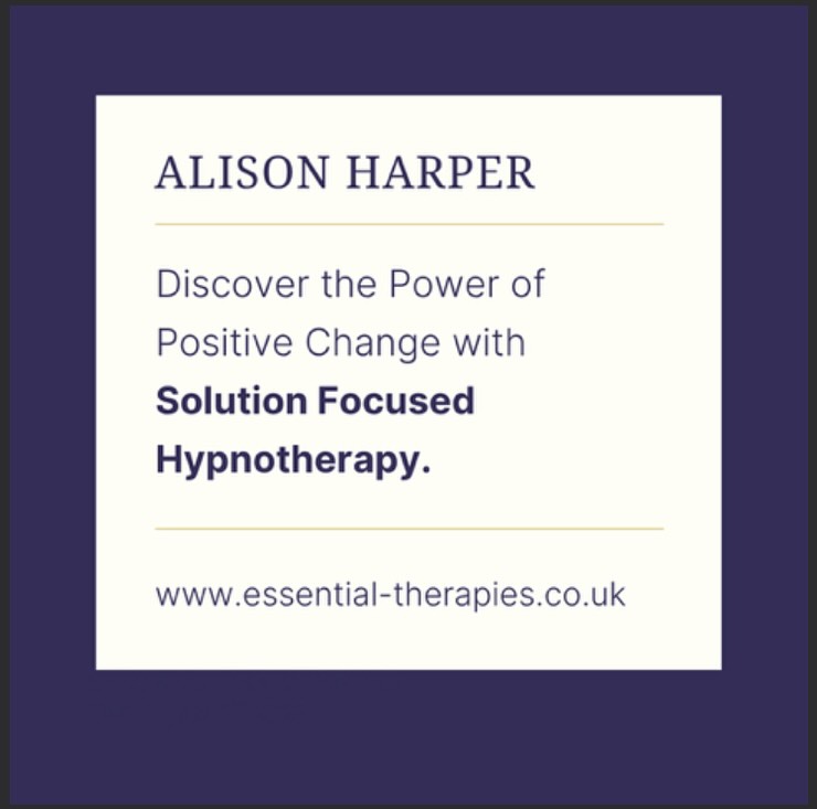 We are extending our new therapist offer until Jan 1st 🎉
Get in touch with Alison for more information or to book your free initial appointment.
www.essential-therapies.co.uk
#hypnotherapy #solutionfocusedhypnotherapy #phobias #therapy #sidmouth #devonhypnotherapy #devon #eastdevon #exmouth #budleigh #seaton #lymebay #axminster