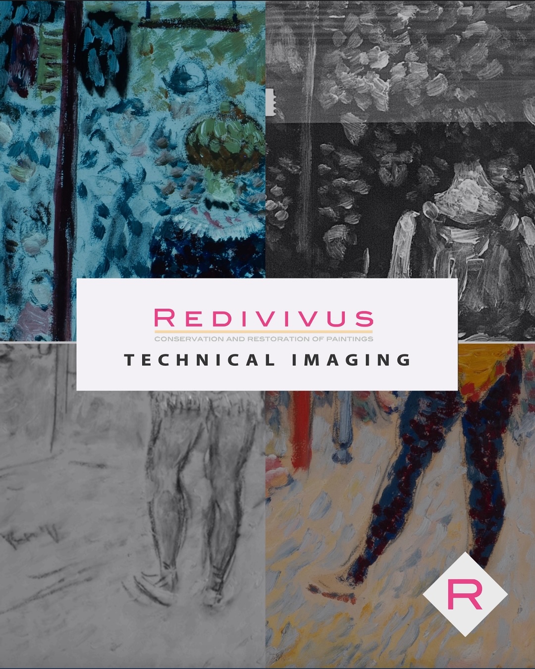 To perform effective conservation and restoration, it is crucial to understand how a painting was constructed - including its layers, materials, how these age and have degraded over time, and any accidental damage that has occurred.
Technical studies can support many goals: improved understanding for treatment decisions, assessment and documentation of condition, as well as aiding in the authentication process.
At Redivivus, we employ a variety of instruments to explore, analyze and document an object’s condition. These are digitally captured using a wide range of macro and micro technical investigation equipment. The artwork’s components, structure, materials, and history are investigated to find the optimum solution for treatment and aim for the best possible result.
If you want to know more about technical imaging that we offer at the studio check out our new Technical Imaging Brochure which is linked in our BIO and website.
Studio Redivivus specializes in the conservation and restoration of fine art collections. For expert treatment, consultation, collection care advice, or to request an analysis or report, get in touch at info@redivivus.nl.
#technicalanalysis #imagingtechniques #conservationscience #technicalarthistory #artconservation