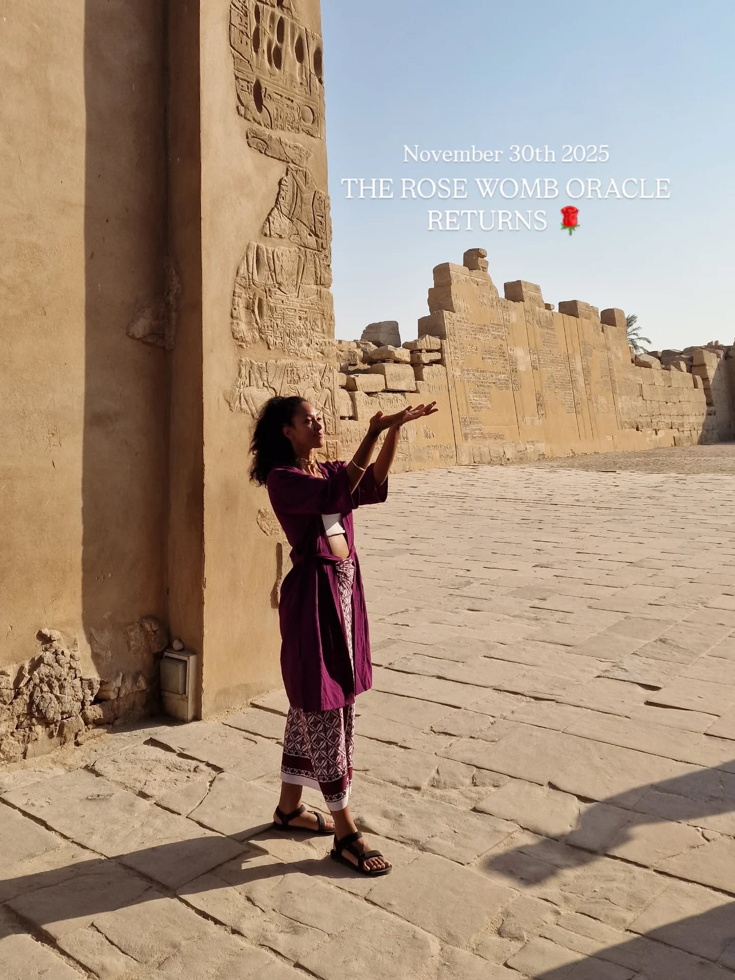 🌹 21 Days Rose Womb Oracle Journey 🌹
Begins November 30th, 2025
Enter the season of sacred darkness — a time to descend into the temple of your womb and remember the ancient alchemy of rebirth. For 21 days, we journey through the mysteries of the Rose and the Womb to cleanse, purify, nourish, and awaken your inner oracle.
This is a deep feminine initiation to regenerate your life force, restore your sacred rhythm, and prepare for the rebirth of the Sun at the Winter Solstice.
A journey of devotion, healing, and remembrance — for women ready to embody the wisdom of the Rose and the voice of their Womb. 🌹✨
🕯️ Doors open soon — join the circle of women walking the path of love, wisdom & inner sovereignty.