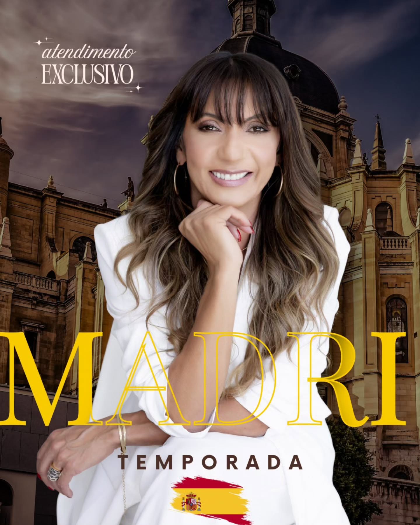 ✨ Temporada especial em Madri 🇪🇸
Uma semana de atendimentos exclusivos e muita inspiração! 💫
Retorno aos atendimentos no Brasil no dia 14 de novembro.
#NeidyRabelo #Madri #BelezaSemFronteiras #HairArtist #MakeupArtist