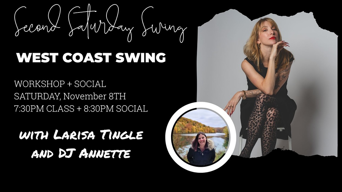 Join us on Saturday, November 8th, for our Second Saturday West Coast Swing Social with our home instructor, Larisa Tingle! She’ll be teaching from 7:30pm-8:30pm in our main ballroom before social dancing begins at 8:30pm with music by DJ Annette!
Can’t make it tonight? We have another WCS social on the fourth Saturday of this month, Nov 22nd!
No partner is necessary, but it is recommended that you have a good grasp of the fundamentals of WCS to get the most out of class.
If you’re brand new to West Coast Swing, there will also be a FREE intro class happening at the same time in our second ballroom!
Social dancing starts at 8:30pm and is free to anyone attending the intro class.
Pricing: $20 Workshop / $15 Dance / $25 for both
Bring a friend to the intro class and you get $5 dollars off. We also provide a $5 discount if you come from Oceanside and above. No pre-registration necessary- Pay at the front desk. All Stars and Champions attend for free.
COVID PROTOCOL
Vaccination and masks are optional.
As always, message us directly or email at starlightdancesd@gmail.com if you have any questions!