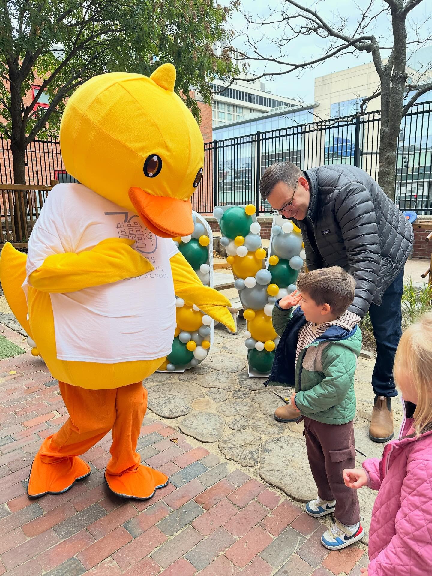 Moments from the 2025 Joy on Joy Street Week of Gratitude!✨ We’ve had the best week celebrating 70 years of joyful learning at the Beacon Hill Nursery School with hugs and high fives from Joy the Duck as we kick off our Annual Fund Drive!🐥