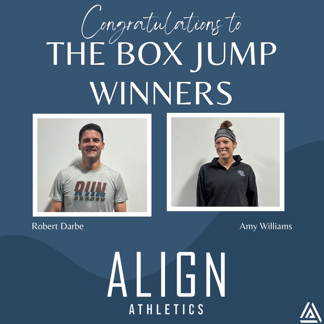 Congratulations to the box jump winners!!! #thealignathletics