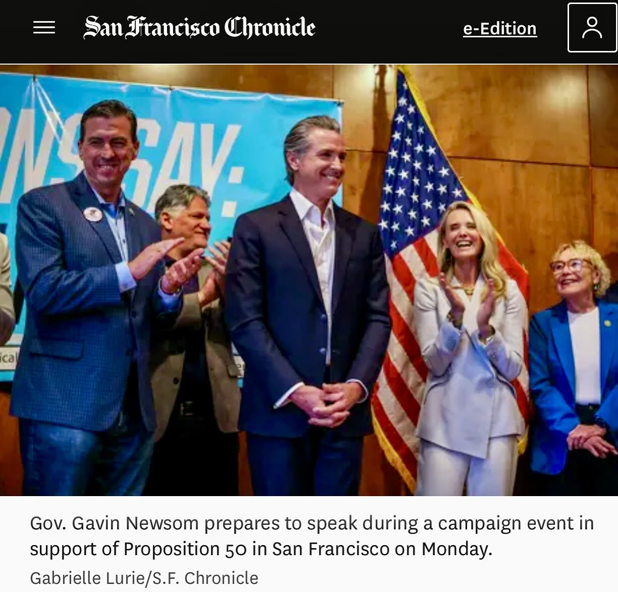 Proposition 50 is projected to pass! Thank you to the voters of California who voted to protect our democracy. Congratulations to Governor Newsom and all Democratic and labor leaders who united to fight Trump’s extremism. Now let’s win back the U.S. House of Representatives in 2026. #Prop50 #DefendingDemocracy