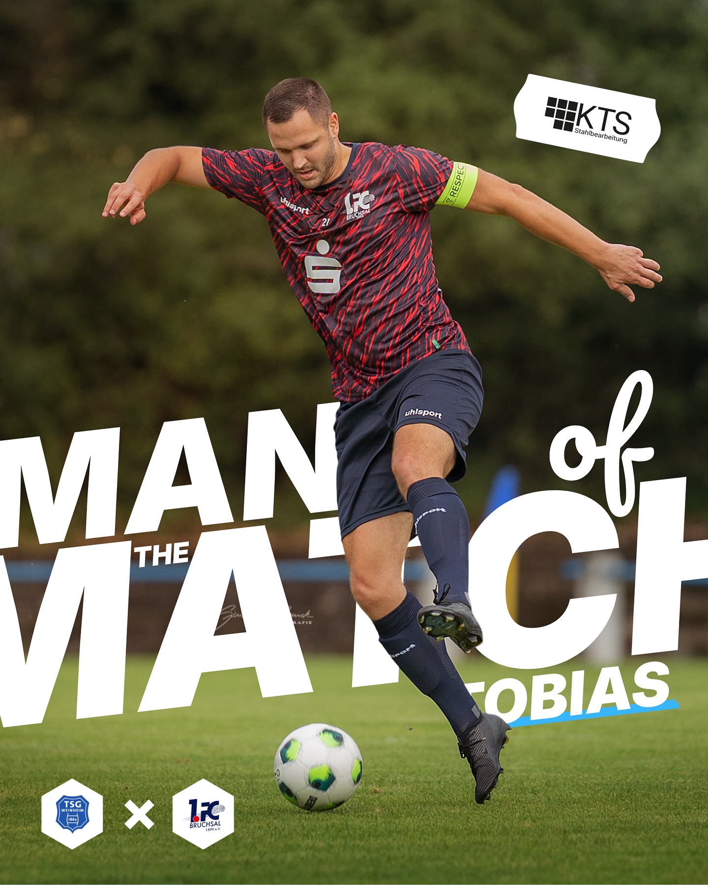 Diese Woche war es um einiges knapper und am Ende haben wir sogar zwei: Tobi und Alessandro Sautter sind eure Man of the Match am 13. Spieltag
⚡️⚡️
Der Spieler des Spiels wird euch präsentiert von @kts_stahl