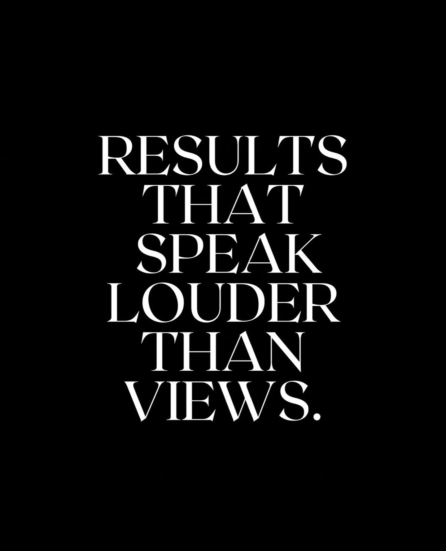 When we believe actions speak louder than words…