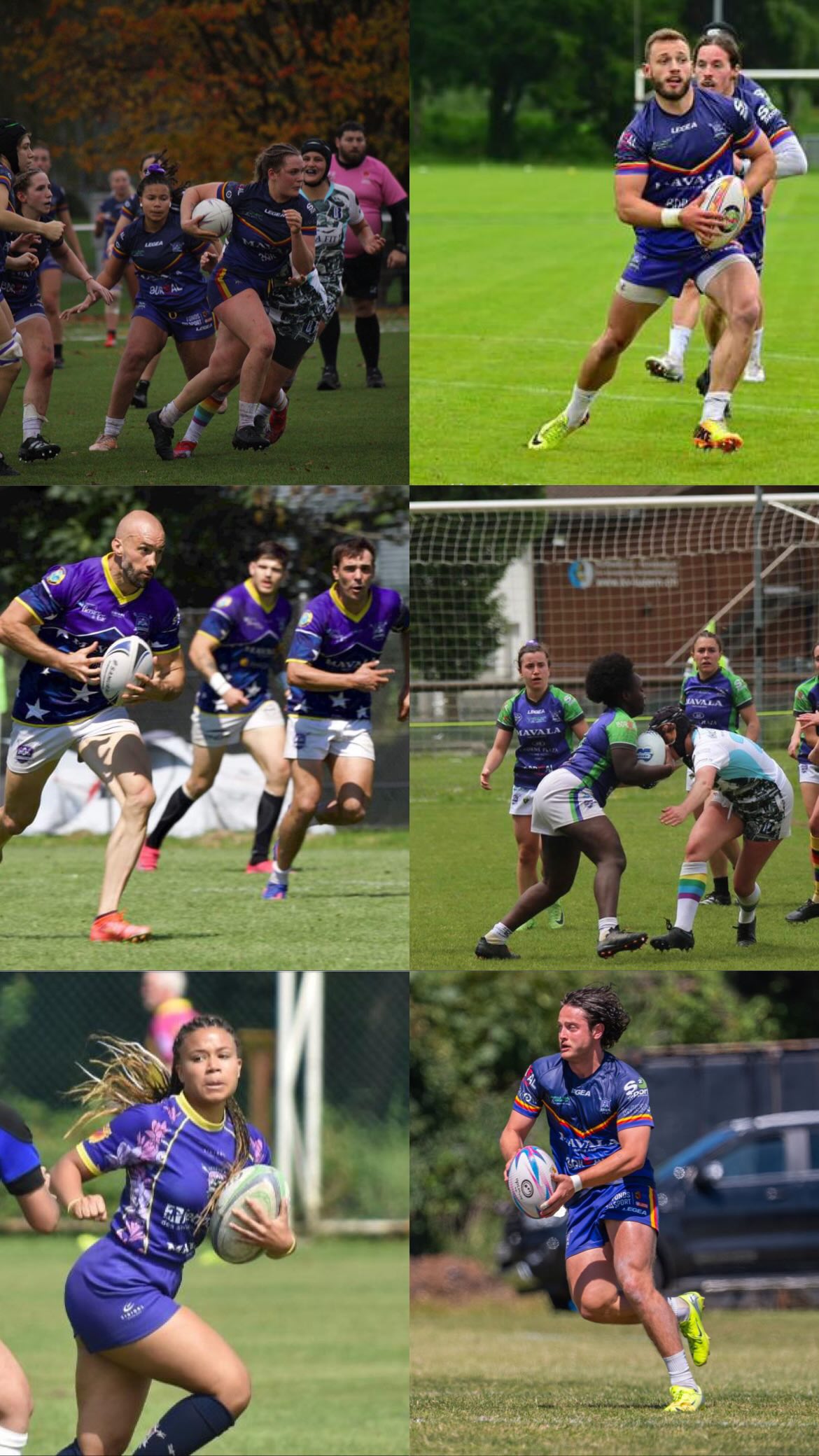 Même ballon, même passion !
.
.
Fier.e.s d’être Switzers 💜
.
.
#RugbyFamily #Switzers #TeamSpirit #RugbyLife