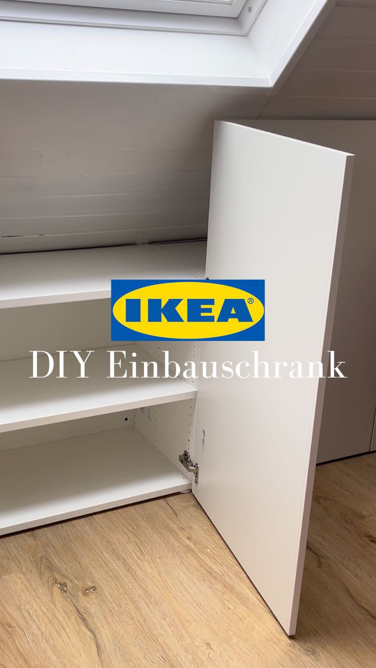 DIY Einbauschrank unter einer Dachschrägen 👩🏼🔧
👉🏼 Dachschräge ausmessen und passenden Platsa-Korpus kaufen (hier: 60x60x40)
👉🏼 Fonnes Front (hier: 60x120) höher kaufen & im Baumarkt zuschneiden lassen, sowie neue Topflochbohrung erstellen. Dies kostet meist nur 1-2€ pro Möbeltür
👉🏼 Griffmulde mit einplanen oder einen passenden Griff dazu kaufen
#diy #diyinspo #interior #interiordesign #ikea #ikeadiy #einbauschrank #einbauschrankdachschräge #dachgeschoss #raumgestaltung #doityourselfproject