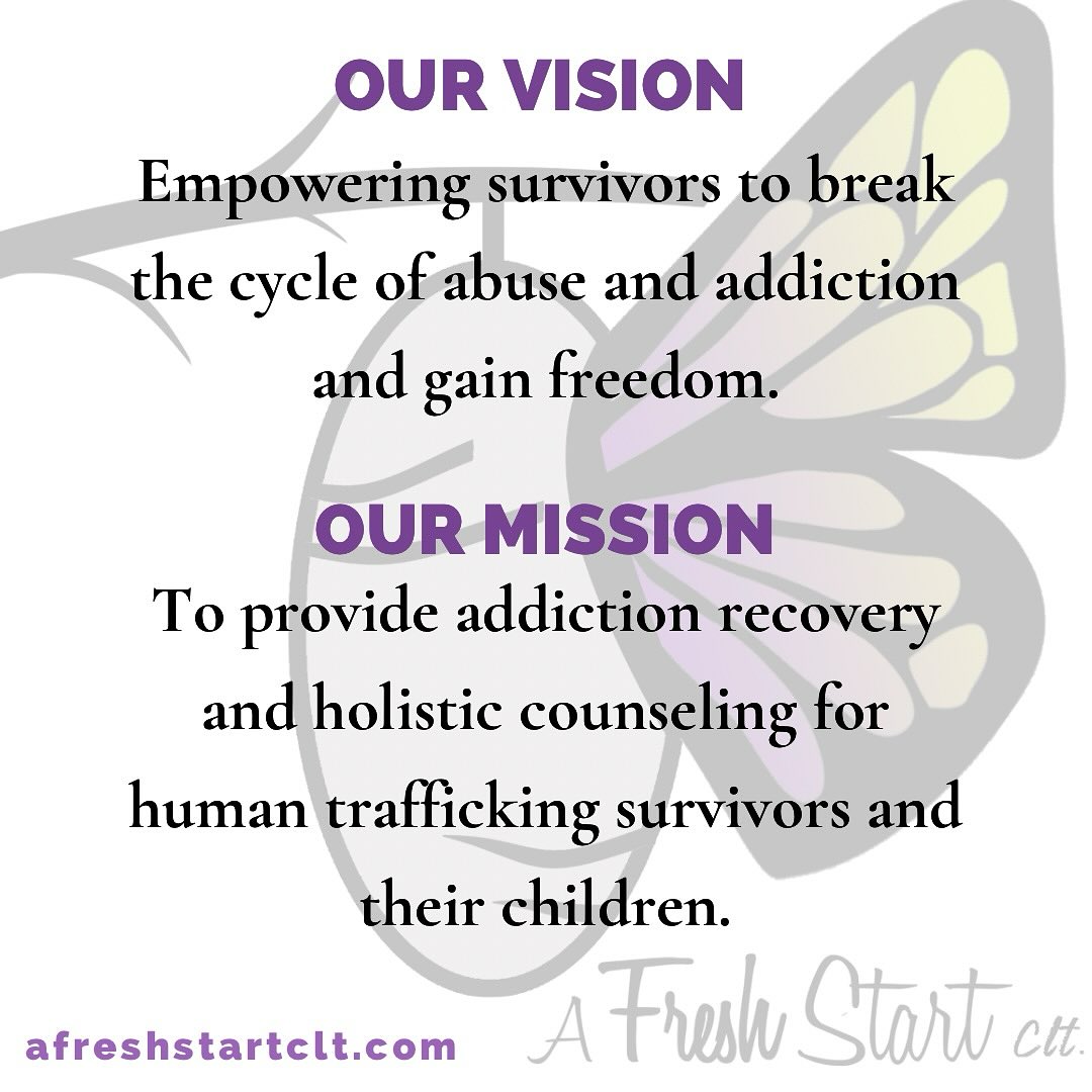 What is the Vision and Mission of A Fresh Start Clt? To stay informed about the issue of Human Trafficking make sure to follow us on Instagram and Facebook. @afreshstartclt
¿Cuál es la visión y la misión de A Fresh Start Clt? Para estar al tanto de la problemática de la trata de personas, síguenos en Instagram y Facebook: @afreshstartclt
#trafficking #sextrafficking #knowthesigns #knowthefacts #sextraffickingawareness #afreshstartclt #endhumantrafficking #endhumanslavery #tip #helpchangetheworld #endtrafficking #freedomfirst #enditmovement #humantraffickingvictims #savealife #endhumantrafficking #didyouknow #betheirvoice #fightforthem #stayinformed #helpingfamilies #helpingfamiliesheal #makeamarkclt #sharecharlotte