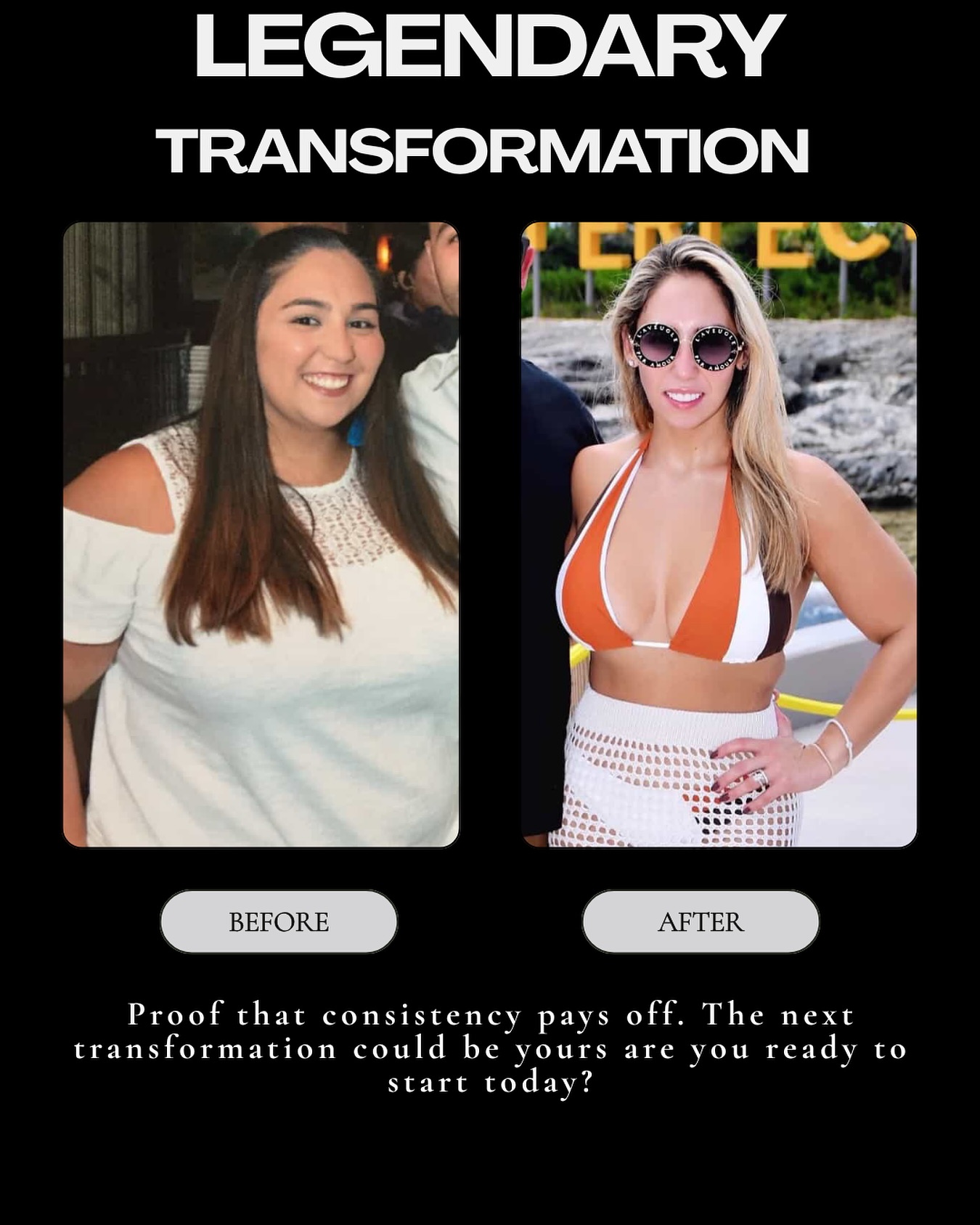 Ready to see what’s possible when you have the right team behind you?
@natnat1005 , a mom on a mission, lost over 120 lbs with the support of our Legendary staff and community proving that consistency and the right environment can change everything.
If you’re ready to transform your body and mindset, join the Legendary Family today and start your own journey! 🚀
#LegendaryResults #MiamiFitness #WeightLossJourney #MomOnAMission #doralfitness #cutlerbayfitness