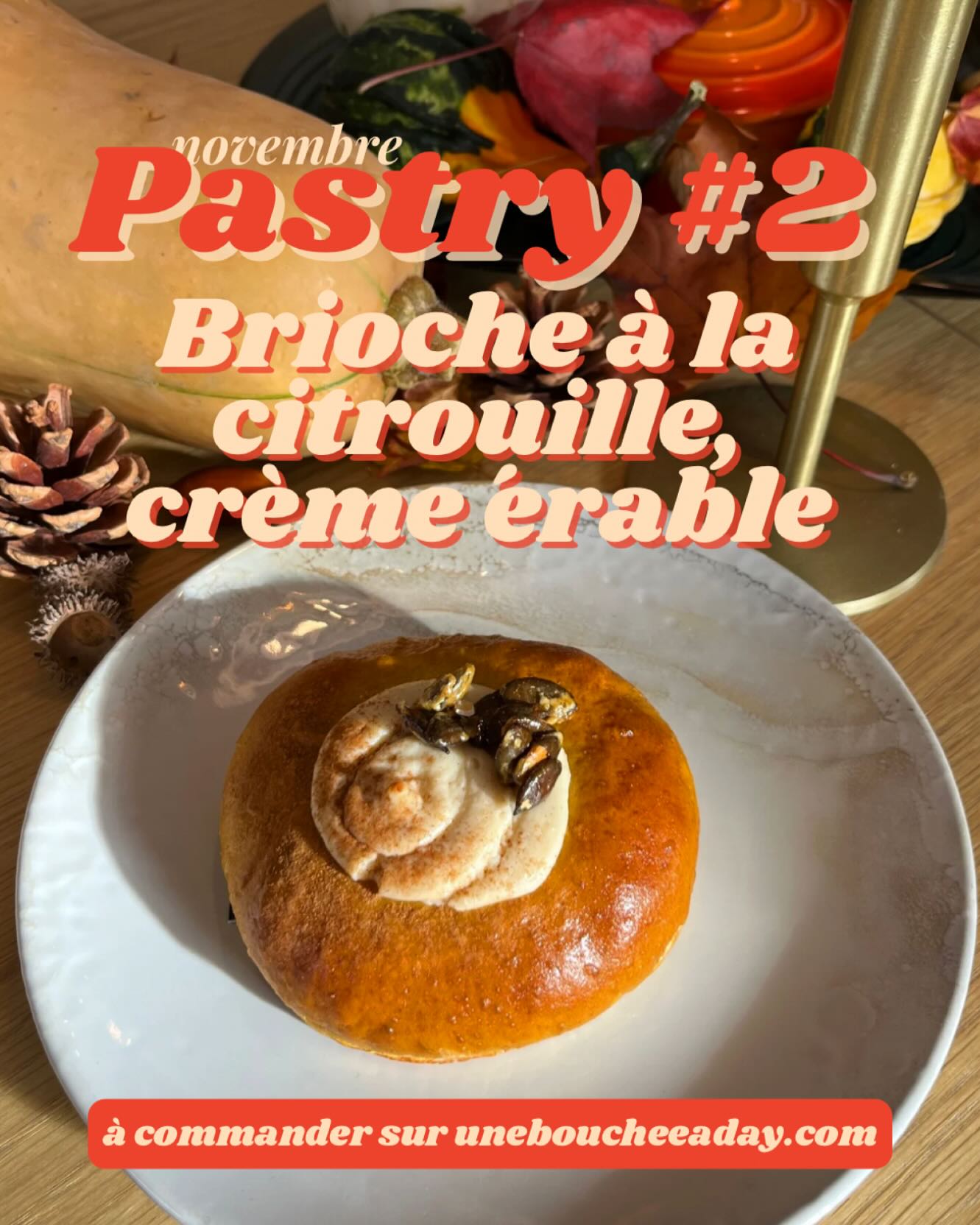 PASTRY #2 REVEAL 🍞
Aujourd’hui les premières commandes de tarte à la citrouille partent (RDV entre 16h et 18h à 10 rue de la Moselle pour les récupérer), donc je vous dévoile la deuxième pâtisserie éphémère du mois ! 🤩😏
Une brioche moelleuse à la courge, garnie d’une crème pâtissière onctueuse au sirop d’érable et des graines de courge caramélisées par mes soins 😌😋🍁🎃
À commander sur mon site (lien dans ma bio ou en story) avant vendredi le 14 novembre et à venir récupérer samedi le 15 entre 16h et 18h à La Quille comme d’hab. 🥹🫶
Et petit cadeau pour vous, je ferai les tartes à la citrouille entière (6-8 parts) pendant TOUT LE MOIS DE NOVEMBRE ! À commander aussi sur mon site, pour vous régaler encore plus. 🥧🥰
Merci de me lire et merci à tous ceux qui ont déjà commandé je vous aime ! Bisous xx
.
.
.
#patisserie #ventedepatisserie #pastrybox #pâtisserieéphémère #popup #americaninfrance #pumpkin #pumpkinpie #tartealacitrouille #citrouille #alsace #smallbusiness #microentreprise #mulhouse #uneboucheeaday