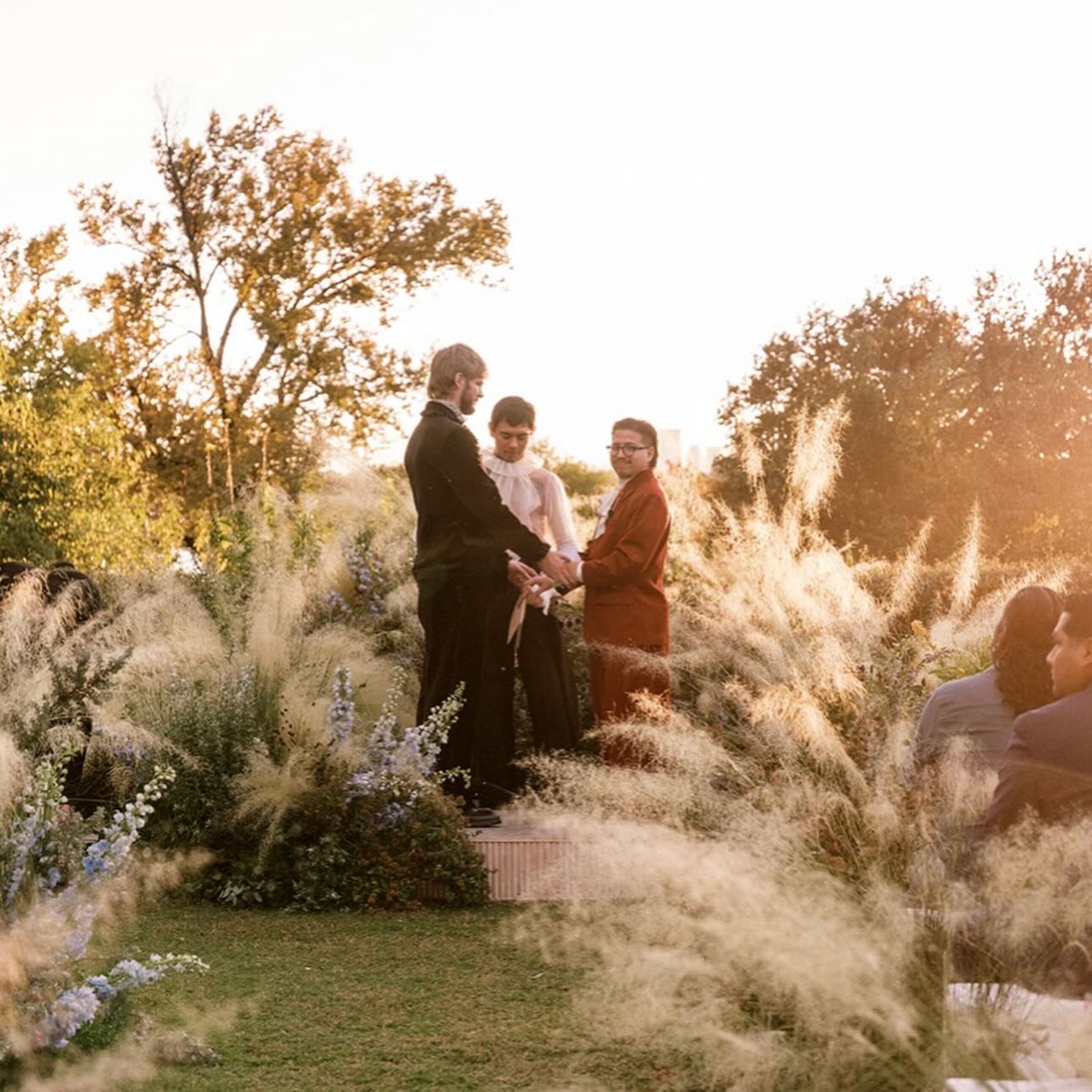 Textural magic for this awesome couple! Loved being part of their special day and creating meadows for them to frolic through. Last video shows how rainy it was during setup, but during the ceremony the sky cleared up and did crazy things! Congratulations I&E ♥️♥️
Venue: @dallasarboretumweddings
Photo: @mirandapyeatt
Video: @adrianthims
Catering + Bar: @beyondthebox_corporate
Florals: @jesse.flo.real
DJ: @cosmicgirlalaska
Drag Performance: @mulanalexander
Ceremony Music: @ldmharpist
Cocktail Hour Music: @dallas_asian_strings
Ceremony Benches + Altar: @lootrentals
Chairs, Linens, Tabletop Rentals: @poshcouturerentals
Draping + Furniture: @brighteventrentals
Lighting: @bigdpartyrentals
Stationery: Lo Song
Cake: @cakeflower_dfw
Transportation: @igport_limos
Accommodations: @hallartshotel
Wedding Party: @tanner.fletcher @maisonmargiela @shoprevelry
Planning + Design: @julepevents