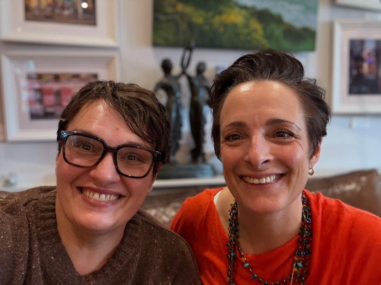 Met my business ‘twin’ for the first time after ‘knowing’ each other via Facebook and sending each other clients for many years. Amazing Samantha Wortley, Interior Designer and Project Manager, seems to have had the same journey as me to becoming one-woman-band. We also share similar aesthetics and work ethics, use the same software and both live in Hanwell! Women in business should really support each other.