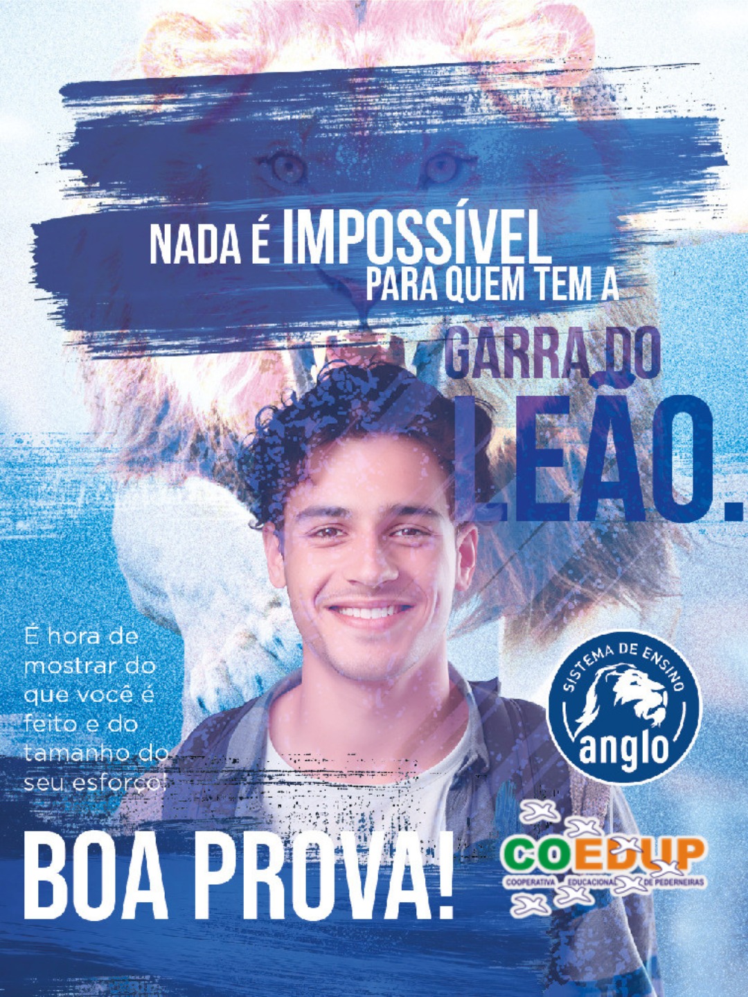 Chegou o grande dia!
No domingo começa o ENEM — e esse é o momento de colocar em prática tudo o que foi aprendido, vivido e conquistado ao longo dessa caminhada.
Lembre-se: você é Anglo, e quem tem a Garra do Leão encara qualquer desafio com coragem e confiança! 🦁
Acredite no seu potencial, mantenha a calma e siga firme.
O futuro está logo ali — e nós estamos daqui, torcendo por você!
Boa prova!
#enem2025 #boaprova #anglo #garradoleão #forçaeconfiança #ensinomedio #rumoaofuturo #orgulhodeseranglo #determinação #educacao #sucesso