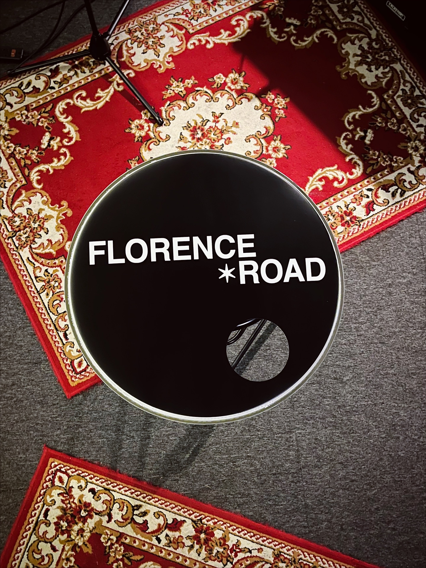 New custom drumhead for @florence.road about to join them on tour with @wolfaliceband! 🎶🙌
This is the second drumhead I’ve made for the band; it’s been amazing to see them take over the world since then!
#offbeatgraphics #florenceroad #wolfalice