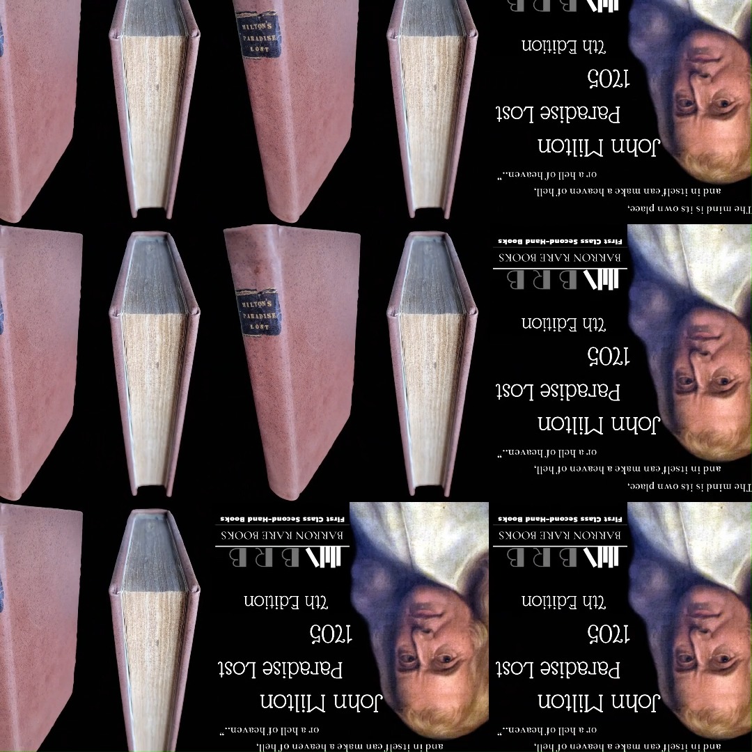 📜 Paradise Lost, 1705.
A rare octavo edition of Milton’s epic—engraved plates, noble provenance, and timeless grandeur. Rebound in full calf, this seventh edition sings with crisp pages and historic grace.
A jewel of English literature, preserved in poetic splendor at a great price right now at BarronRareBooks.com and in our eBay Store.
.
.
.
#RareBooks #Milton #johnmilton #ParadiseLost #1705Edition #BookCollectors #LiteraryHeritage #englishliterature #poets