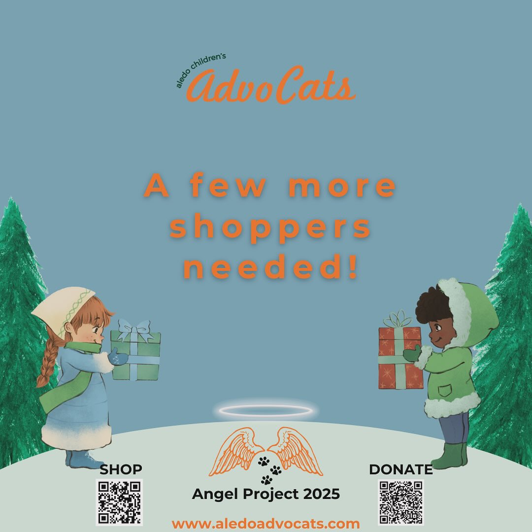 Have you signed up to be an Angel Project shopper yet?! We still have 86 angels that need shoppers! Scan the QR code or click on the link in our bio, sign up registration ends tomorrow!
🧡🖤💚👼🏻