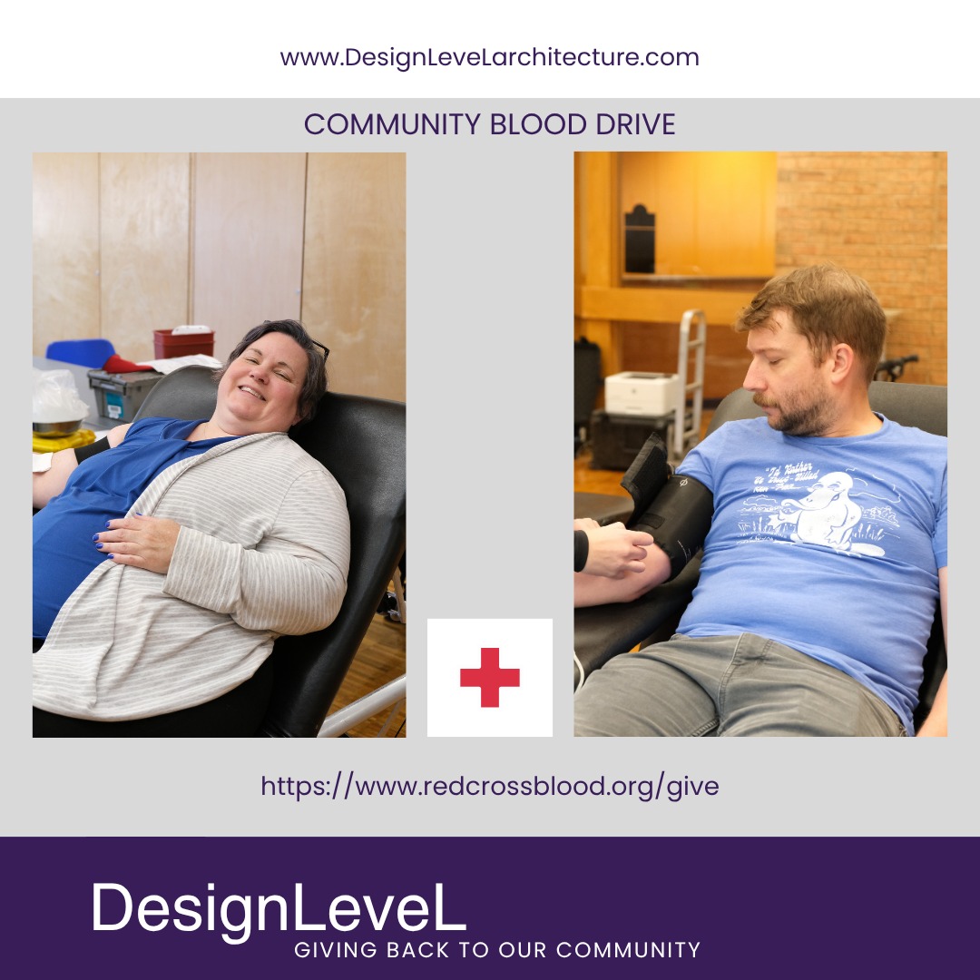 DesignLeveL Celebrating 15 Years over 15 Days!
Our team recently participated in a local blood drive to give back to our community and support those in need.
It’s always rewarding to make a difference—together, even small actions can have a big impact.
To schedule an appointment to give blood or find a blood drive near you visit:
www.redcrossblood.org/give.html/find-drive
#CommunityGiving #BloodDrive #GiveBack #TeamSpirit #MakingADifference #TogetherWeCan #ArchitectureCares #StudioMilestone #15YearsOfDesign #ArchitectureStudio #DesignThatCares #ArchitectureForAnimals #AnimalHealthcare #ZooHealthcare #WildlifeHealthcare #AnimalWellbeing #AquariumHealthcare #ZoologicalHealthcare
#AnimalHealthcareArchitecture #HealthcareDesign
#GovernmentDesign #CreativeWorkspace #BuiltWithPurpose #DesignCommunity
#WorthingtonOhio