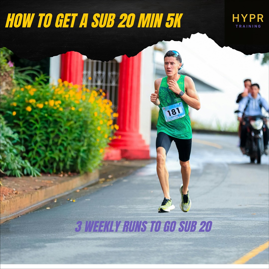 Want a sub-20 5k? Try these 3 weekly runs to get there!
.
1. Easy Runs 🧠
Build the aerobic engine. Easy runs strengthen your heart, improve recovery, and let you handle more total mileage without burnout. The bigger the base, the faster you can go on race day.
2. Long Runs 🏃♂️
Extend your endurance. These runs teach your body to hold pace longer and delay fatigue — key for crushing that final mile when others fade.
3. Intervals ⚡️
Unlock speed and efficiency. Fast repeats train your body to tolerate higher effort and sharpen your pacing for sub-20 rhythm. These make 6:25/mile feel normal.
.
.
.
.
#5ktraining #endurancetraining #running #trainhypr #hyprtraining #hypr #hybridtraining #athletetraining #speedwork #5k #enduranceracing #racetraining #hyrox #hyroxtraining
