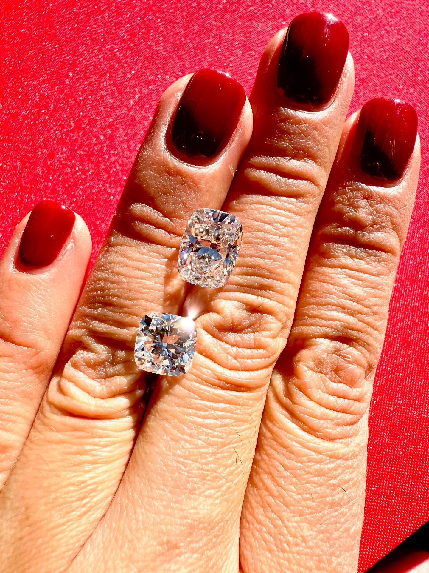 The pleasure of a diamond … is when you can see how it captures the light and bounces right back at you.