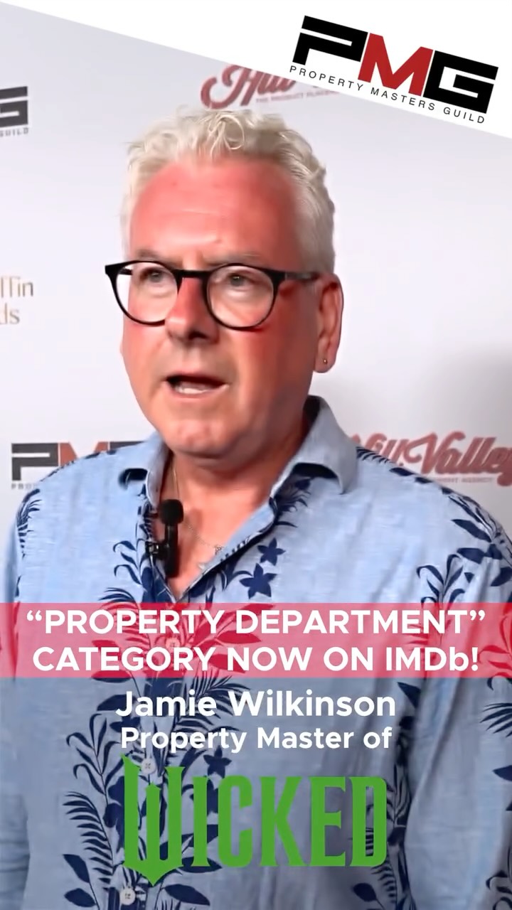 PMG Property Master Jamie Wilkinson shares his thoughts on the recent addition to the Prop Department getting their own classification on IMDB. We appreciate your continued support and representation of our craft Jamie. Have all of your credits transferred over? Thoughts?
@j_b_wilkinson_ @imdb @imdbpro
#pmg #propertymastersguild #propertymaster #propertydepartment #propdepartment #wicked #wickedprops #props #IMDB #imdbpro #bectu