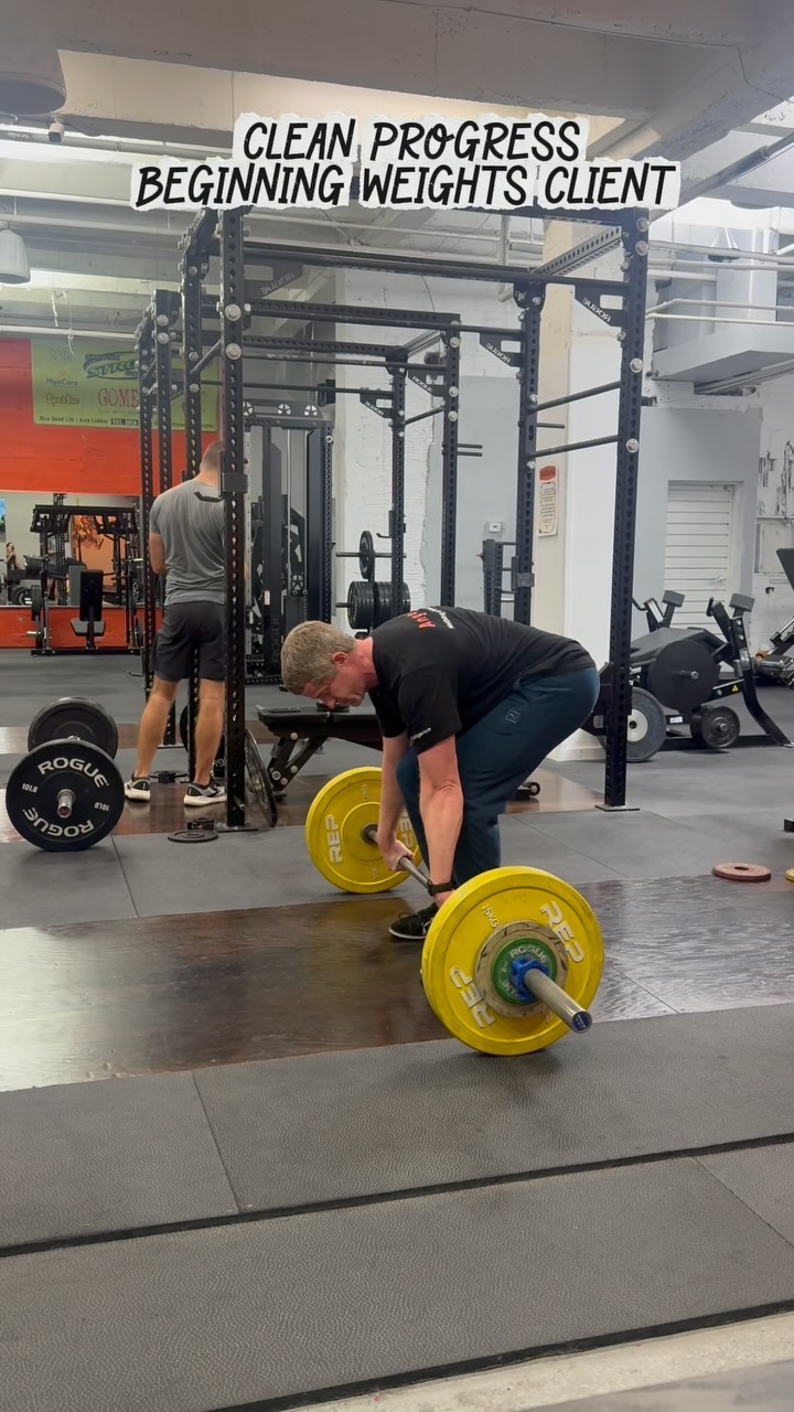 Here’s some progress of a new client in the clean.
Note: we are training for general health, strengthening, and enjoyment… not for lifting competition.
Great progress overall given we started with just the bar a month and a half ago! Shown is two separate days with 2 weeks apart.
More strengthening and technique to work, but great progress!
Stronger Everyday!
.
.
.
.
.
Training done @bodyfitkansascity
#weightlifting #kansascity #usaweightlifting #progress #olympiclifting #personalrecord #usaw #strongereveryday
