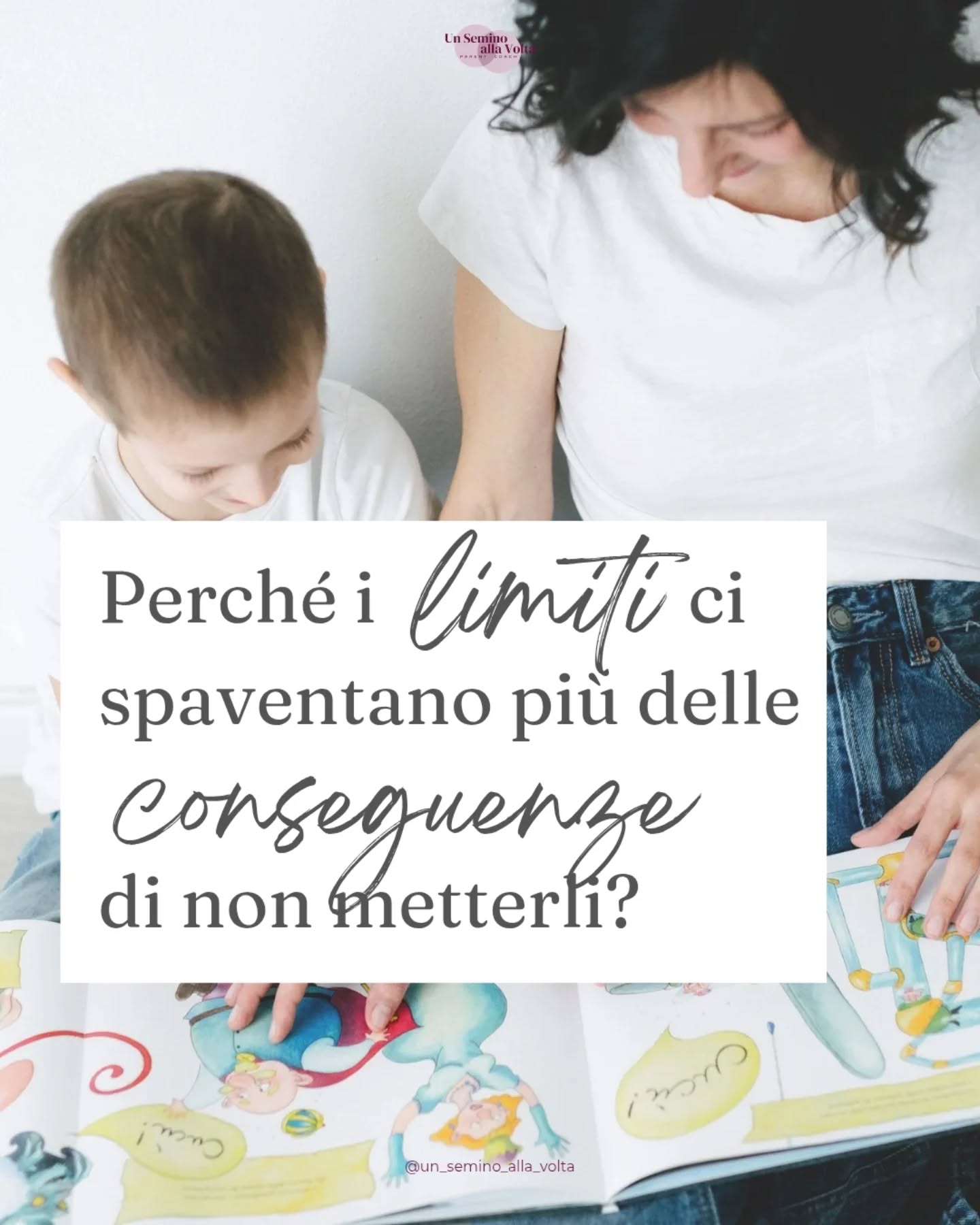 Mettere un limite non è mai solo dire “no”.
È attraversare una, due, dieci emozioni che coinvolgono te, tuə figliə, la tua storia, le tue energie.
Per questo non è la regola a spaventarci, ma tutto ciò che temiamo possa succedere dopo: la crisi, il giudizio, il sentirci “cattivi”, il rischio di perdere la connessione, i fantasmi del passato.
Qual è la paura che ti blocca di più quando devi mettere un limite?
.
.
.
Se senti che è arrivato il momento di cambiare il modo in cui vivi i limiti e la reazione di tuə figliə..
✨Prenota la chiamata gratuita dal LINK in BIO🔗 e iniziamo a costruire insieme una nuova direzione col percorso Evolution Parents ✨