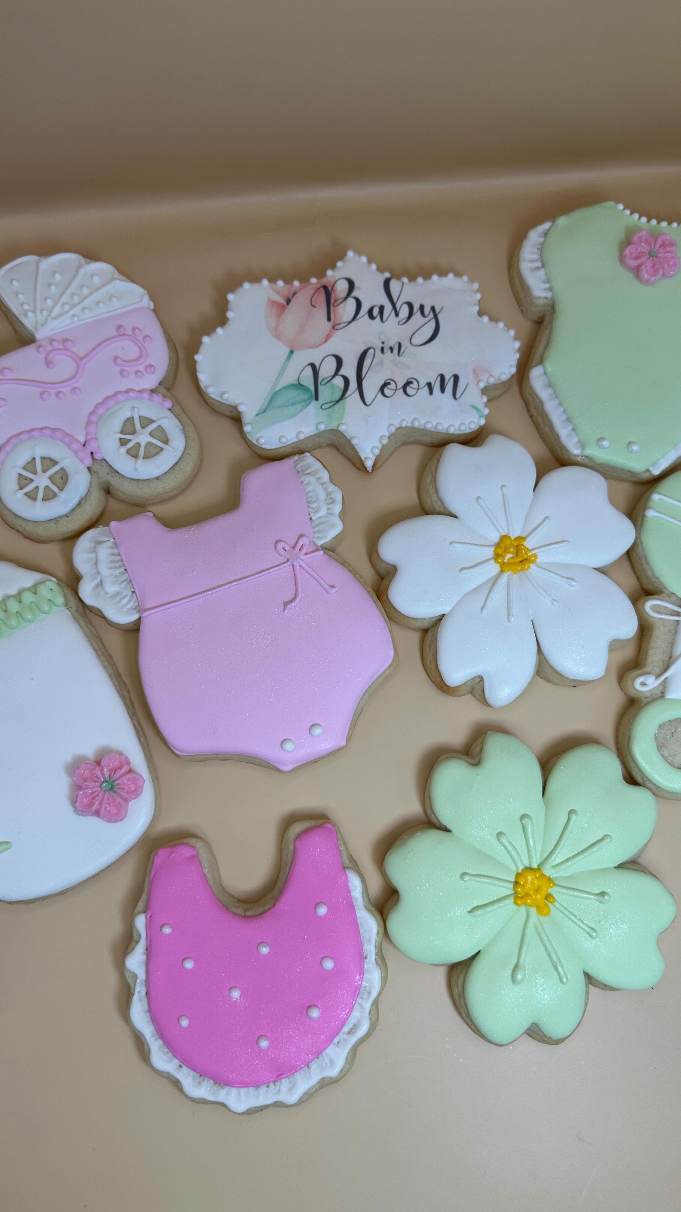 Baby In Bloom! Elevate your occasion with Baked XPressions! #custombakedgoods #customcookies