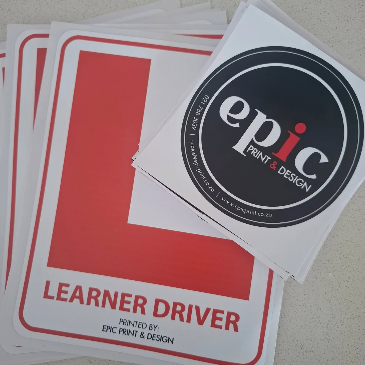Pop into our shop this week, and you can pick up a FREE license disc sticker and a Learner Driver sticker as part of our anniversary month!