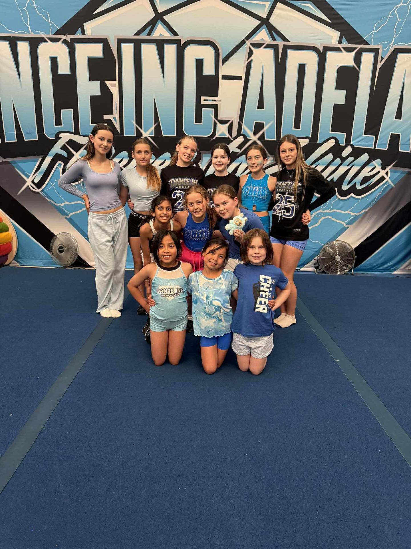 Blue on blue on blue to start off spirit week 💙