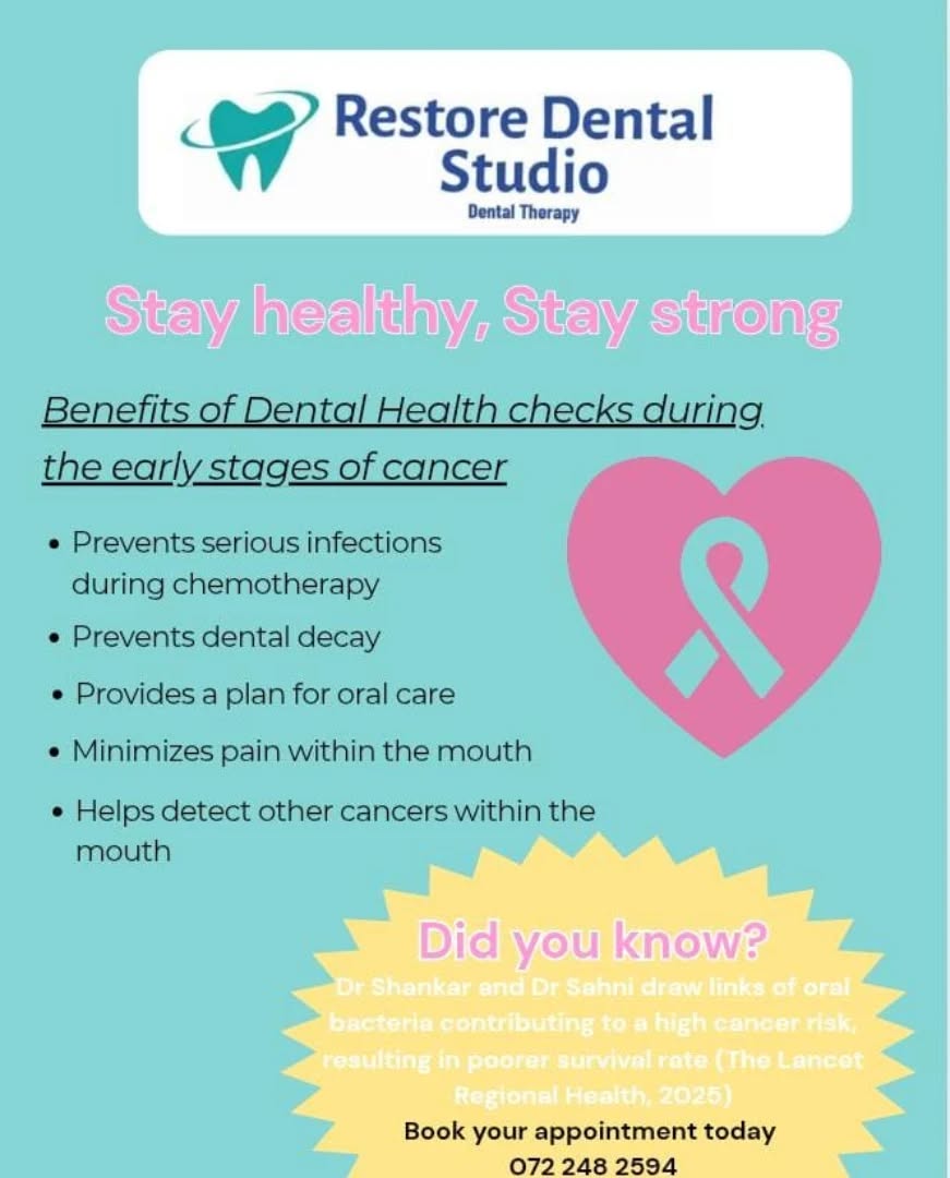 Health is a top priority at Restore Dental. Visit us today.🤍 #RestoreDental