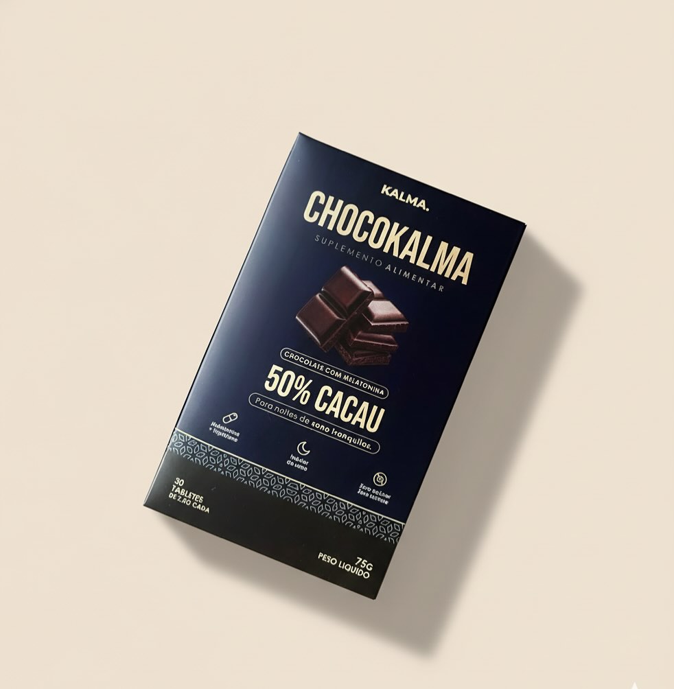 Dormir bem nunca foi tão gostoso. 😴✨
ChocoKalma une o sabor do chocolate premium com a melatonina que seu corpo precisa pra desacelerar. 🌙
#chocokalma