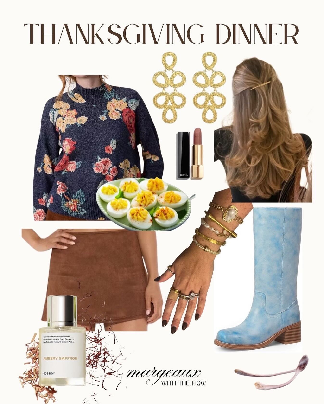 Thanksgiving outfit inspo! A cute lil outfit to wear to your living room! 🩵 plus this skirt is stretchy so perfect for the best food holiday of the year!
Comment SHOP below to receive a DM with the link to this post on my LTK ⬇ https://liketk.it/5vSd6 #ltkholiday #ltkgiftguide #ltkmidsize #thanksgiving #thanksgivingoutfit #turkeyday #deviledeggs #fallfashion #falloutfits #thanksgivingoutfit