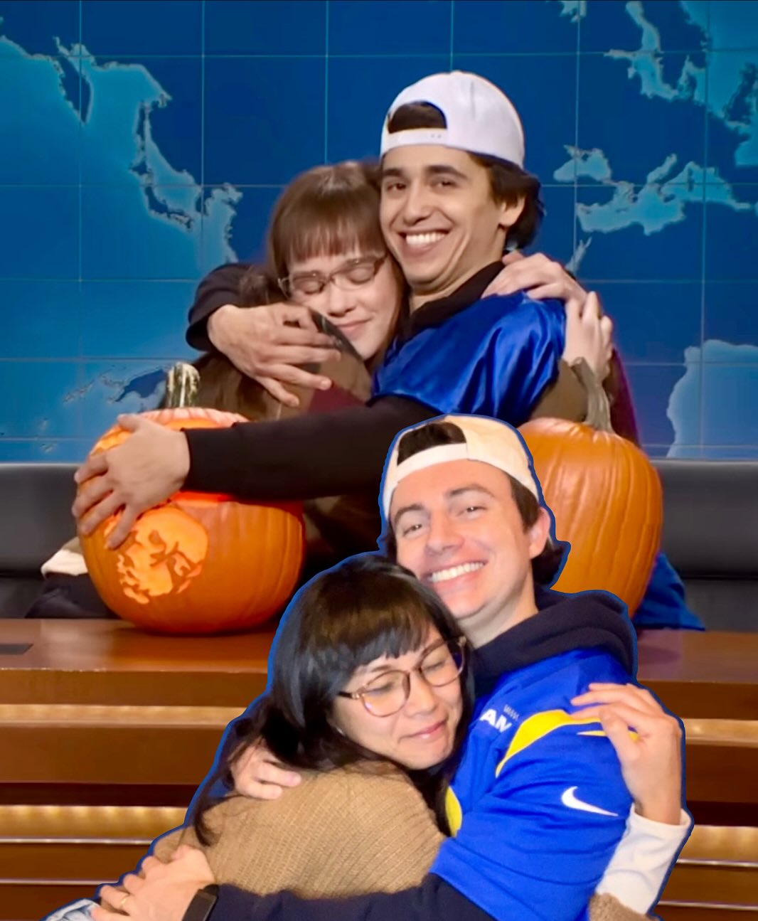 the couple you can’t believe are together !!!
😤🏈x🙂📚
#cuffingseason #snl #grantandalyssa #halloween