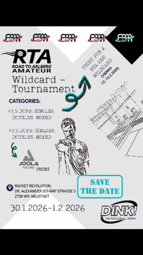 Entry for this Event soon @tournated
#pickleball #pickleballaustria #rtapickleballtour #pickleballtournament #pickleballwien #pickleballhungary #pickleballslovakia #pickleballczech #pickleballislife #pickleballers