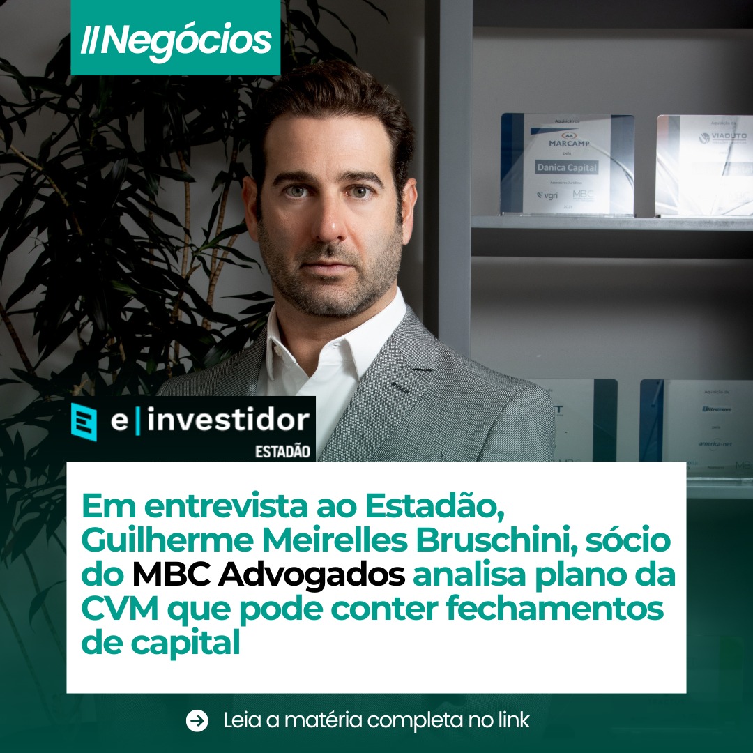 As novas regras da CVM podem frear os fechamentos de capital na B3.
Empresas que consideram sair da Bolsa ganham uma alternativa: recomprar ações dentro do novo marco regulatório, ajustando sua estrutura de capital sem necessidade de encerrar o registro.
Guilherme Bruschini, sócio do MBC Advogados, ressalta: "Cada empresa continuará avaliando custo-benefício de permanecer listada".
A medida oferece flexibilidade, mas não é solução definitiva.
🔗 Link da matéria no story.
#MercadoDeCapitais #CVM #B3 #RecompraDeAções #FechamentoDeCapital
