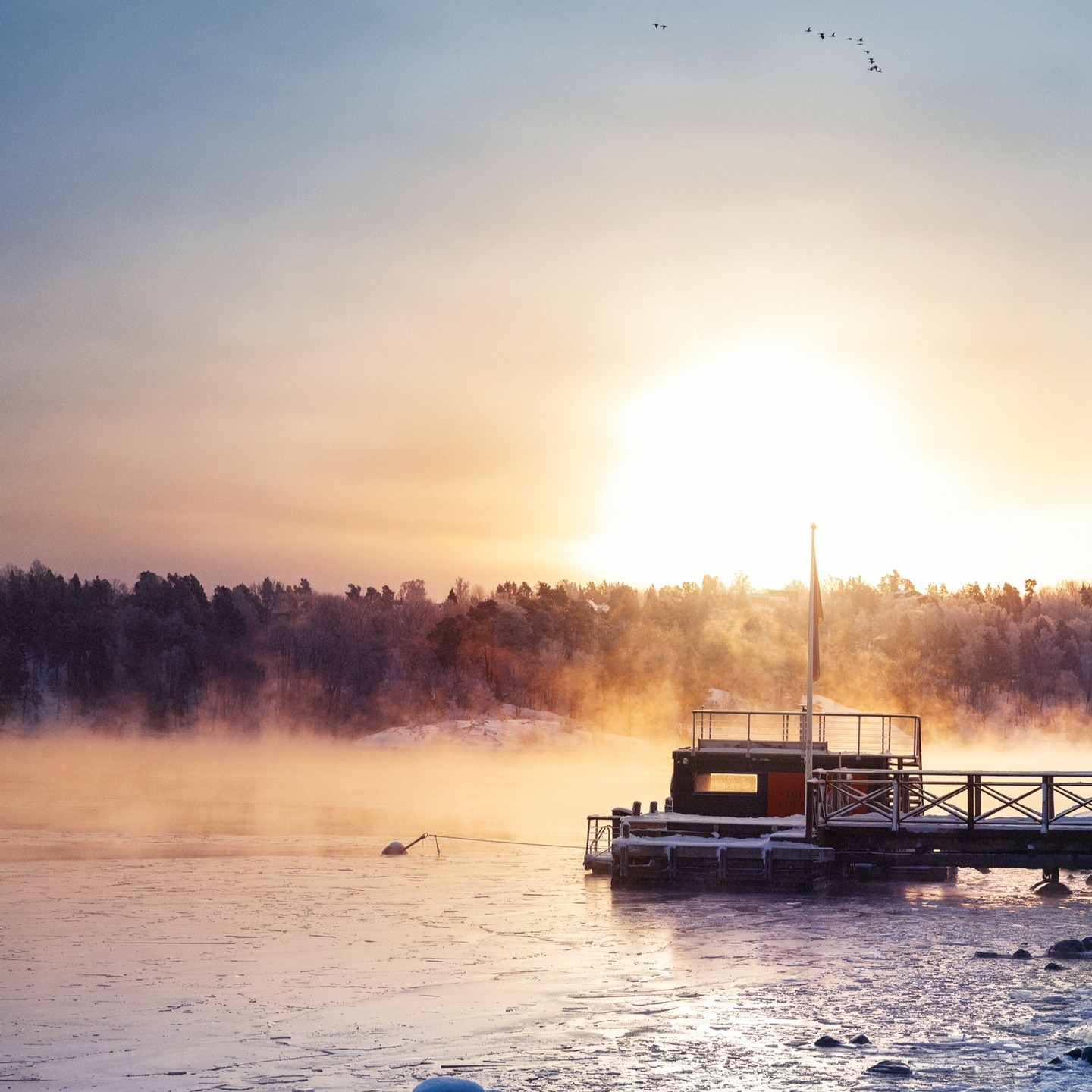 From summer evenings to frosty winter mornings. Our Sauna Boat is the perfect retreat by the water.
Just in front of Villa Pauli, members enjoy a private escape all year round.
Winter bookings now open for members – the perfect way to warm up this season.