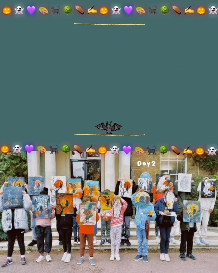 👻✨ Our Instagram must’ve been haunted — this post was stuck loading for 2 days! 😅🕸️
That’s a wrap on our Halloween Workshops — what an incredible week of spooky creativity and imagination! 🎃🧡
From glittering pumpkins to haunted forests and witches’ potions, our RTSY artists brought their Halloween ideas to life with mixed media, collage and lots of sparkle! 🌕🕷️💫
As we say goodbye to Halloween, we’re ready to welcome the winter season ahead — full of warmth, creativity and festive inspiration. ❄️🎨💙
#rtsyart #halloweenworkshop #halloweenart #creativekids #artforkids #childrensart #mixedmediaart #arteducation #artworkshop #artmakesyouhappy #miniartists #northlondonmums #enfieldmums #artisfun #creativelearning #artstudio #autumnart #winterart #enfieldlife