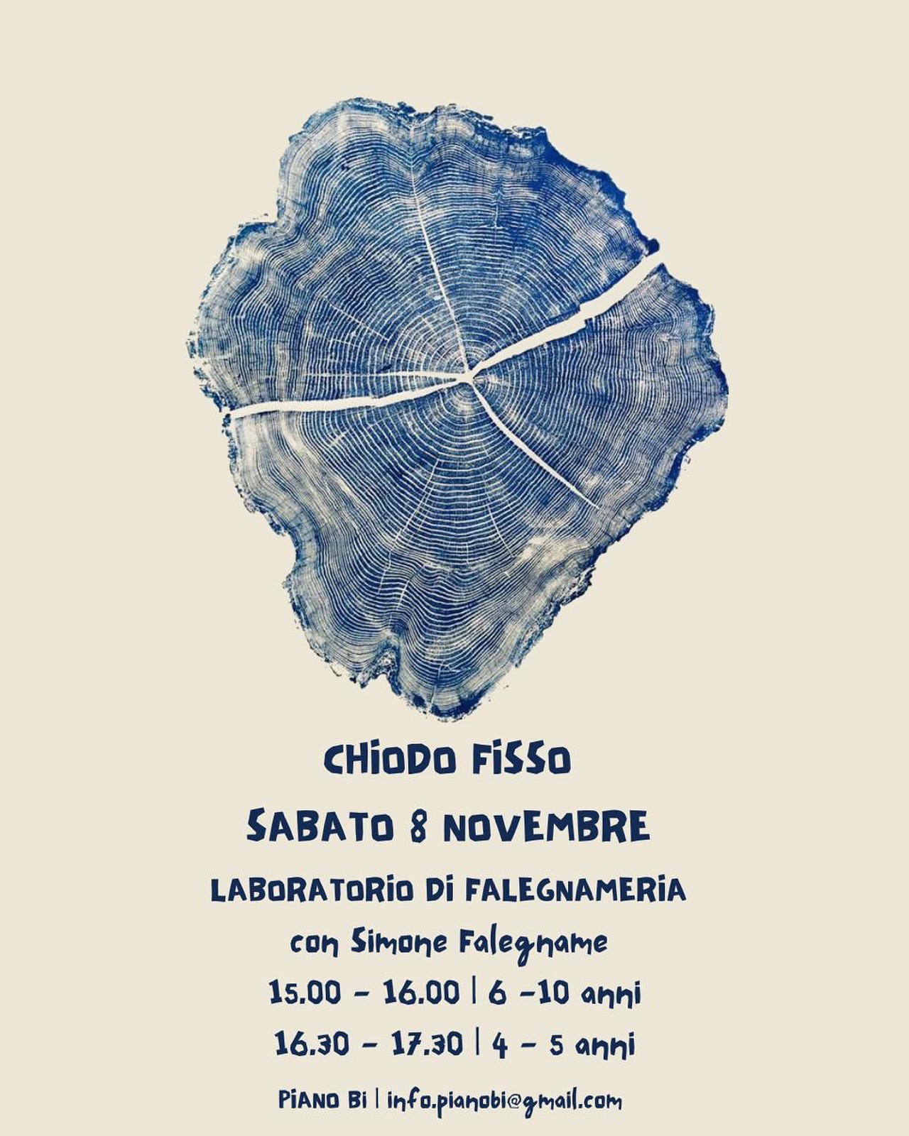 TORNANO I WEEK END SPECIALI E RICOMINCIAMO CON IL BOTTO 💥
Sabato 8 novembre vi aspettiamo per una giornata dedicata alla falegnameria guidati dalle sapienti mani di @simonefalegname
Un laboratorio dedicato alla scoperta del legno, della sua lavorazione e decorazione ✨
15.00-16.00 dai 6 ai 10 anni
16.30-17.30 dai 4 ai 5 anni
Iscrizioni aperte 🤍
info.pianobi@gmail.com