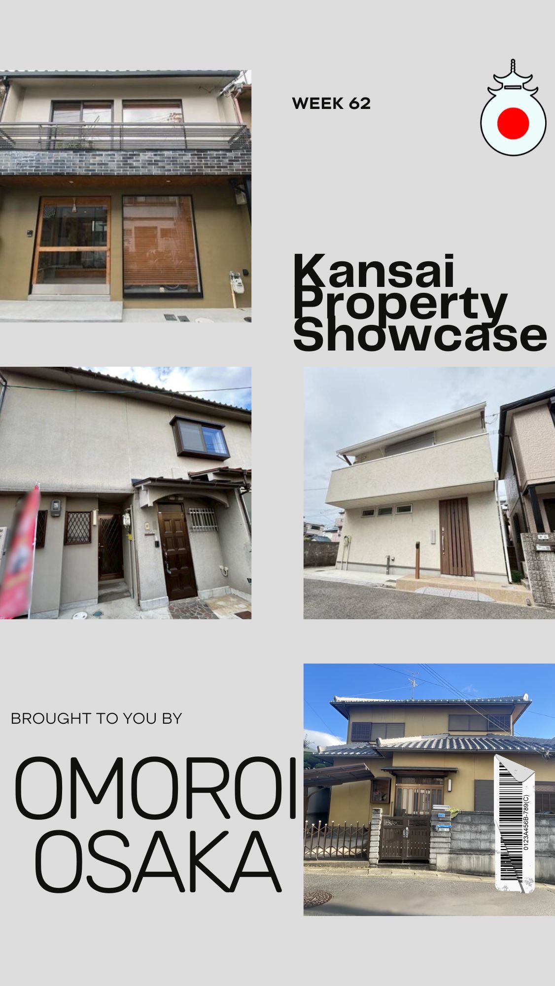 🎉 Week 62 of Japan’s Kansai Property Showcase is here! 🇯🇵
This week’s showcase is now live on Omoroi Osaka, featuring 100+ hand-selected properties across the Kansai region — from Osaka and Kyoto to Hyogo, Nara, Shiga, and Wakayama.
Most homes are under ¥30 million, move-in ready or need minimal renovations, and are within walking distance of transportation 🚉🏡
Explore a variety of listings, from cozy family homes to modern city condos — all carefully chosen to make your Japan home search easier.
👉 Visit OmoroiOsaka.com to view the full showcase and see what’s new this week!
⸻
Disclaimer: Property listings and prices are based on availability at the time of posting and may change or sell without notice.
#OmoroiOsaka #KansaiPropertyShowcase #JapanRealEstate #OsakaHomes #KyotoHomes #HyogoRealEstate #JapanHouseHunting #CheapHousesJapan #MoveToJapan #japaninvestmentproperty
