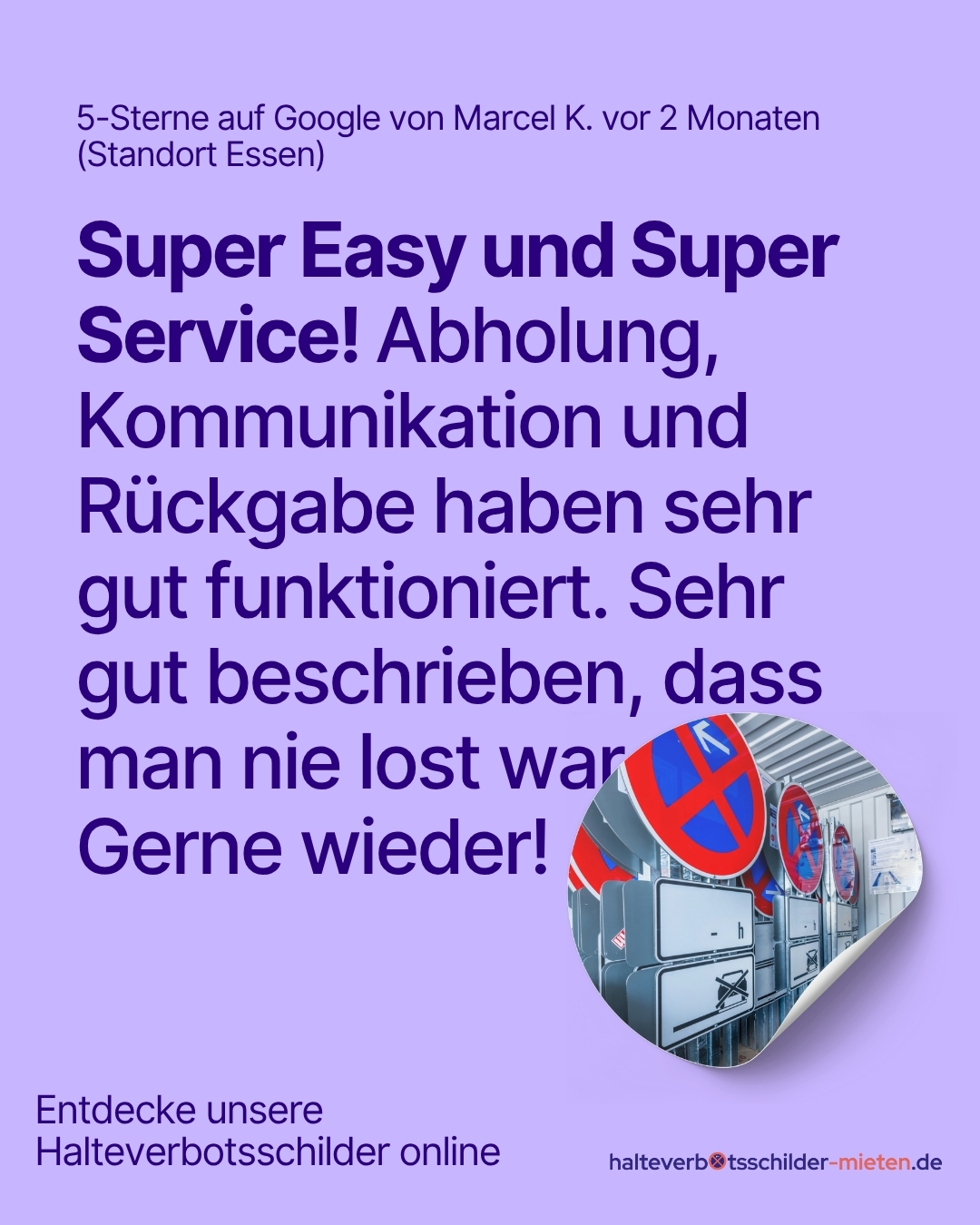 Wir lieben solche Rückmeldungen! Danke an über 1000 Bewertungen von unseren Kunden.
➡️ Möchtest Du auch sorgenfrei umziehen?
Jetzt Halteverbot mieten & stressfrei umziehen!
🔗 Link in der Bio