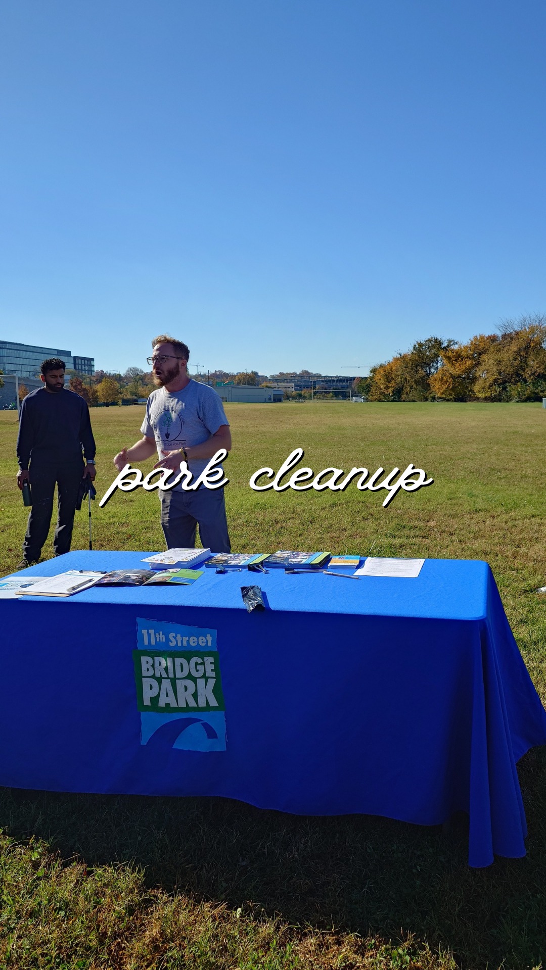 Service event, Saturday November 8, with 11th Street Bridge Park. #UniteForGood #dupontrotary #serviceaboveself