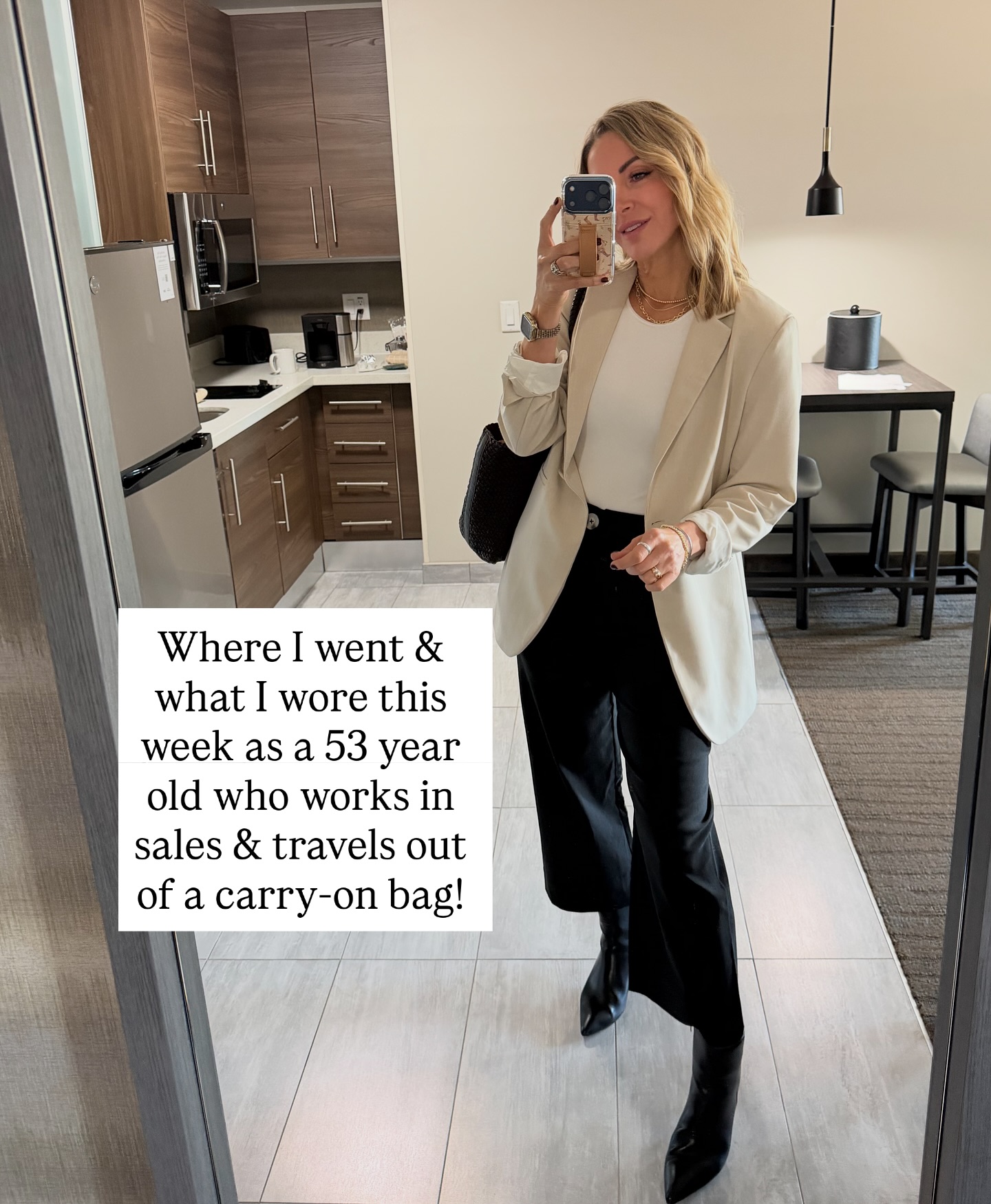 Comment FIT for all my work & travel looks this week! 💞
Link - https://liketk.it/5w3el
#travel #workingwoman #over50 #genx #worklook #over50influencer #missiefit