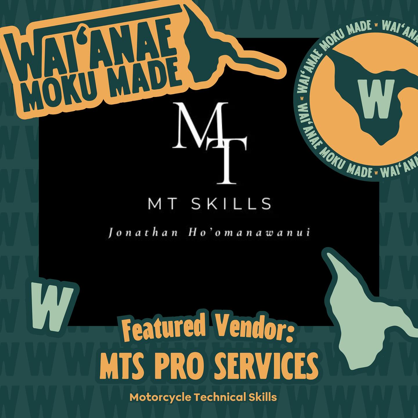Learn about the future of MTS Pro Services. Soon to be offering Motorcycle Technical Skills
.
Waiʻanae Moku Made
November 8, 2025
4:00 - 8:00 PM
#localsupportinglocal #westsideandproud #WEDC #wai’anaemokumade