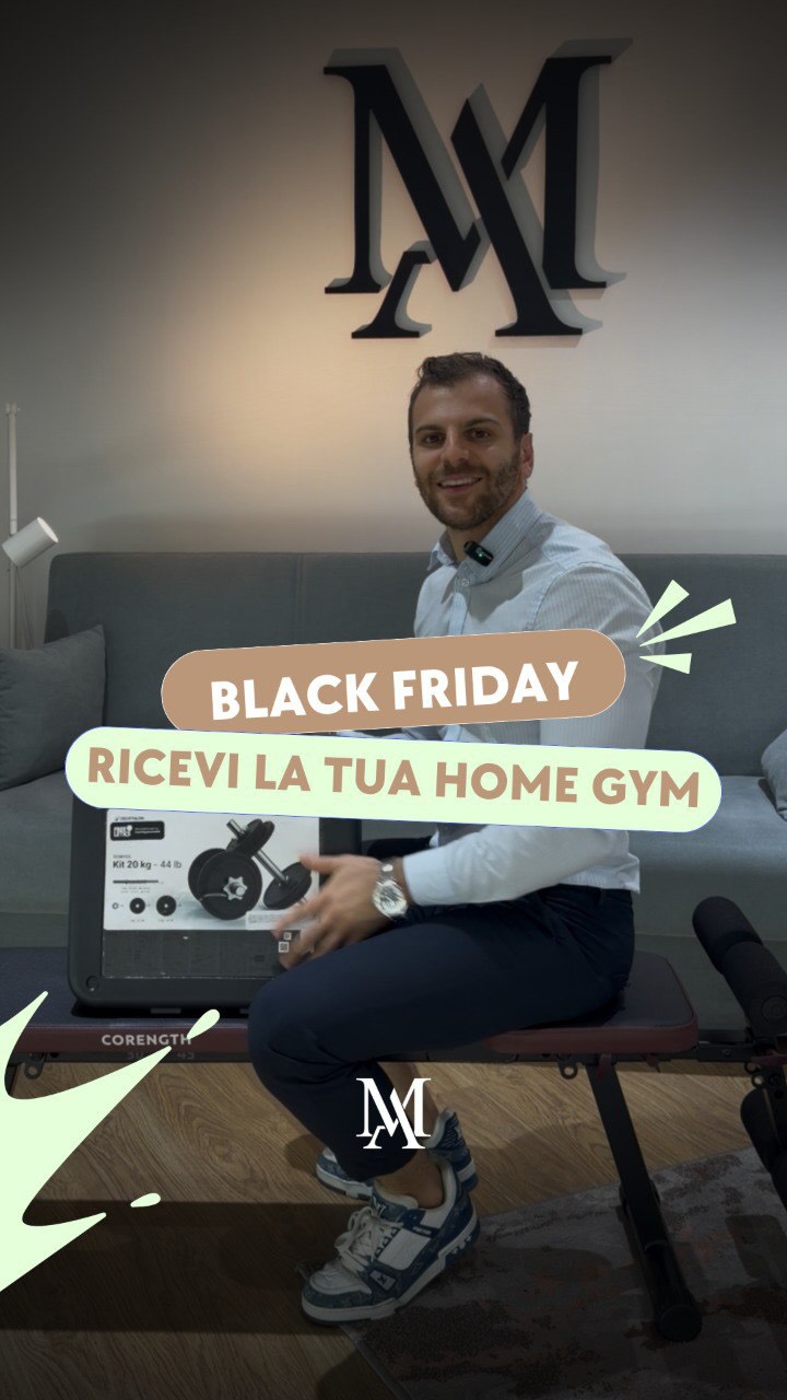 BLACK FRIDAY ANTICIPATO, SOLO 20 POSTI DISPONIBILI 🔥
Non ami frequentare la palestra e hai rimandato per troppo tempo la tua trasformazione?
Noi ti aiutiamo a iniziare… senza scuse.
Se inizi il tuo percorso in MA Consulenze Fitness ti regaliamo:
🏋🏻♀️Kit di manubri componibili da 20 kg
💪🏻Panca regolabile
Praticamente la tua home gym già pronta.
E non finisce qui:
Il primo mese NON PAGHI NULLA.
Inizi senza spendere 1€ e con tutti gli attrezzi necessari.
Offerta valida solo per le prime 20 persone che si prenoteranno. 🔒
👉🏻Come fare? Vai nella sezione Contatti del nostro sito e scrivi “home gym” nel messaggio
Ti arriverà un’email dopo pochi secondi per tutti i dettagli e per prenotare la consulenza conoscitiva gratuita.
È il momento di rimetterti al centro, non
aspettare ancora! ✨
#blackfriday2025 #blackfriday #percorsofitness #maconsulenzefitness #allenamentoealimentazione