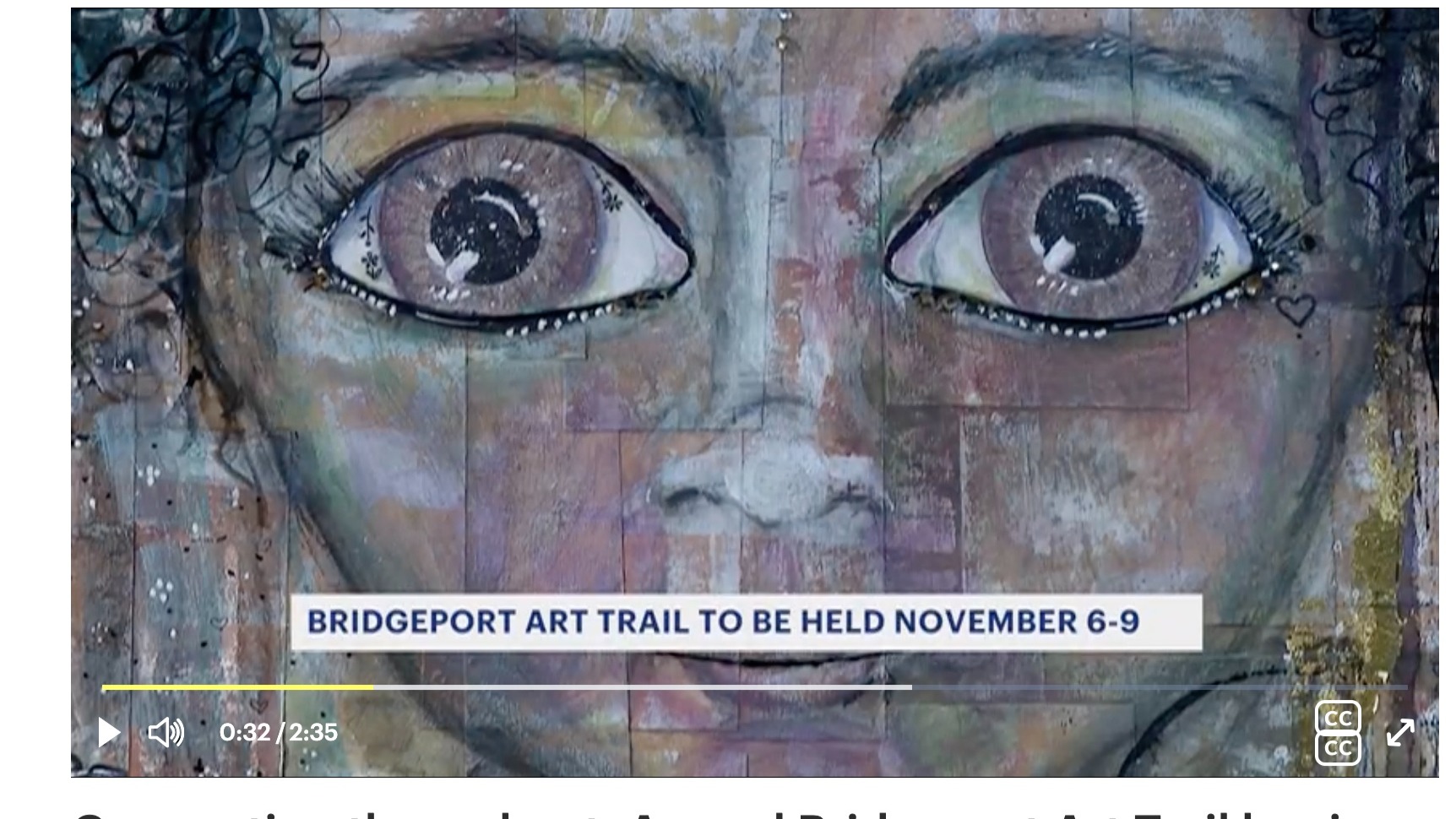 Hey! News12 showed my artwork on their blip about the Bridgeport Art Trail! Go see all the amazing art showing in Bridgeport Studios today.. soo many amazing artists!! ❤️
#bridgeportarttrail #bridgeportart #shoplocal #news12ct #bigeyes #myart #mixedmediaartist